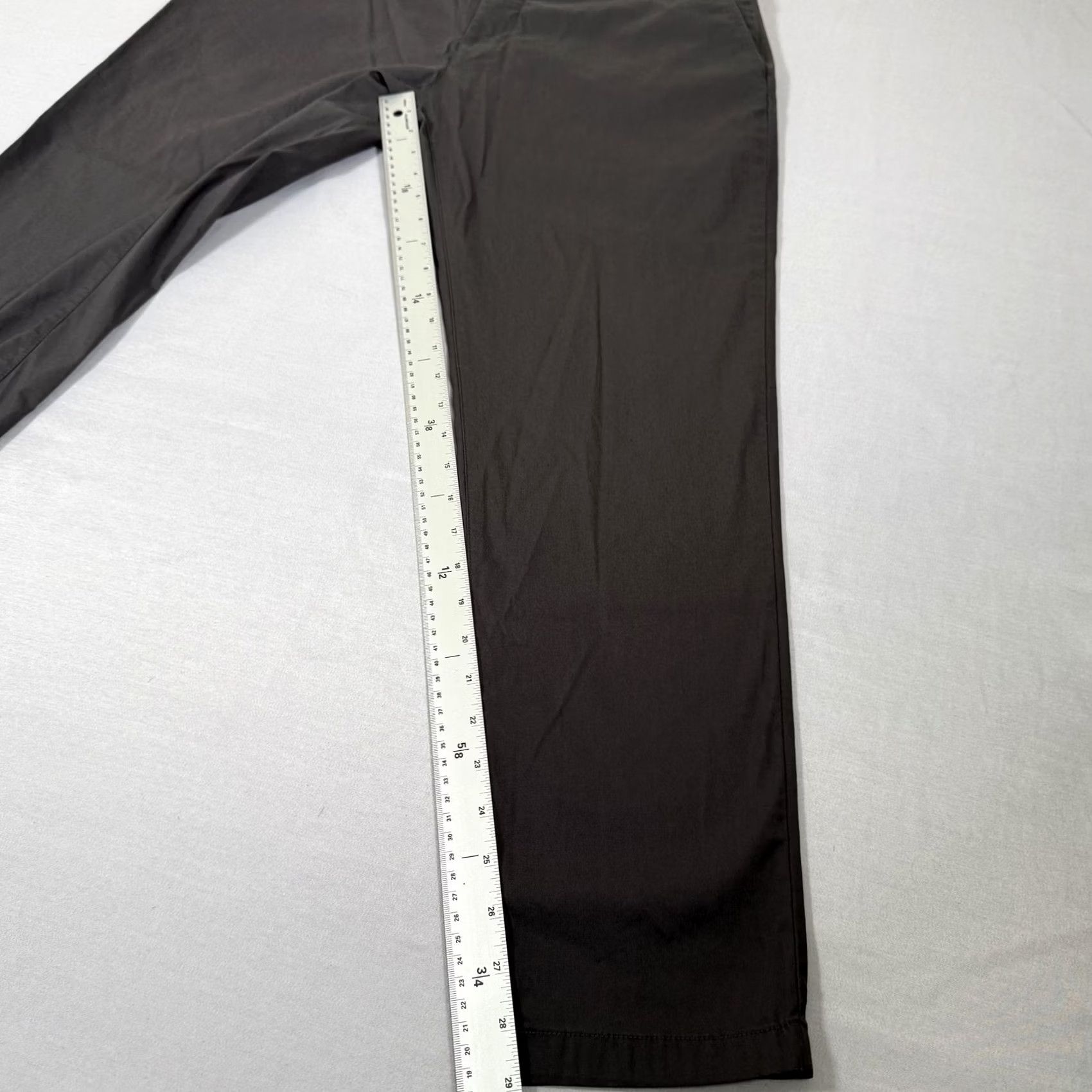 Vintage Birddogs Pants Mens 34x30 Gray Stretch Slim Chino Lined Golf Casual Travel Tech Size US 34 / EU 50 - 4 Thumbnail