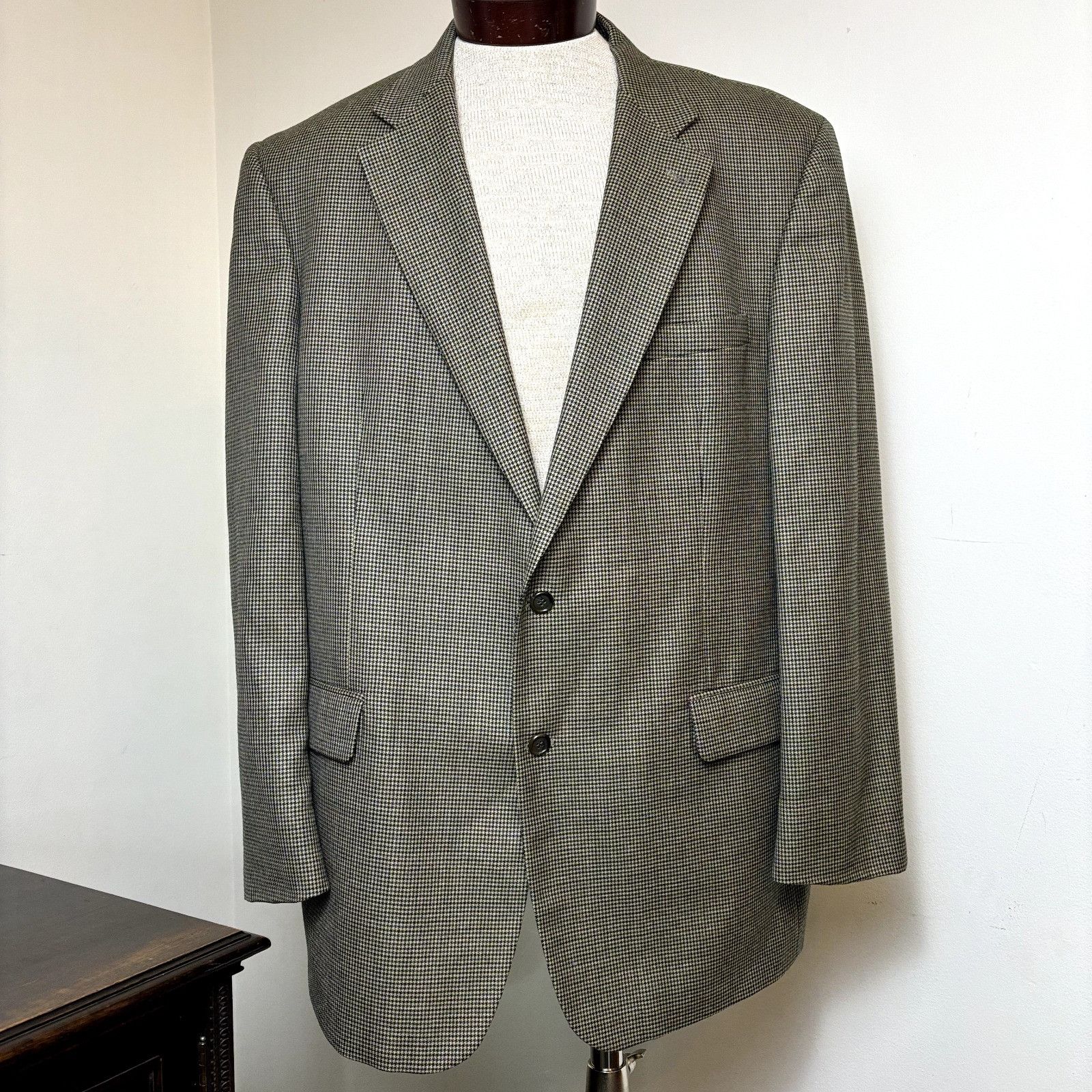 Brooks Brothers Brooks Brothers Men's Sport Coat Blazer 46L Multicolor Hound Size 46L - 2 Thumbnail