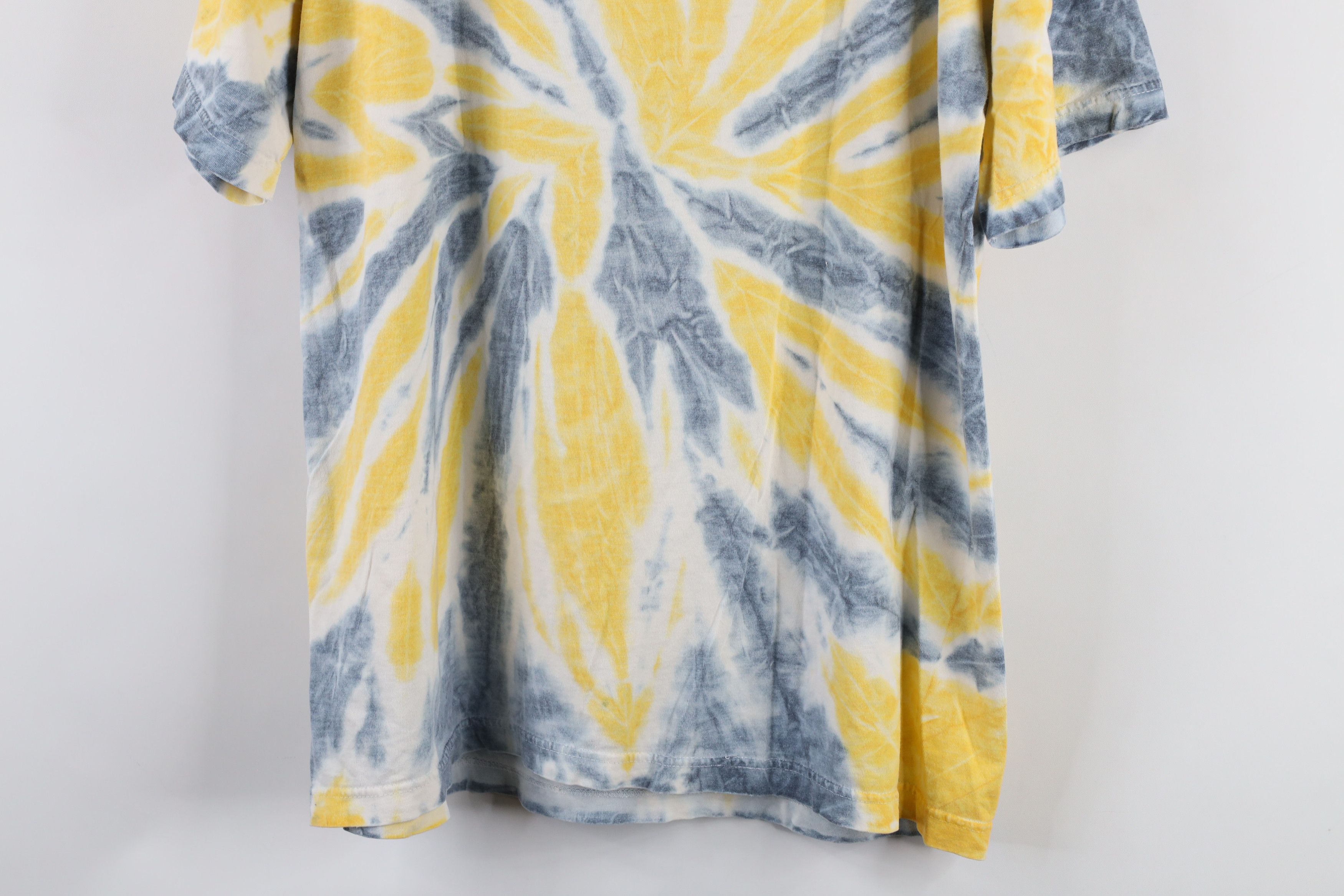 Vintage Vintage 90s Tie Dye Acid Wash University of Michigan T-Shirt Size US L / EU 52-54 / 3 - 13 Thumbnail