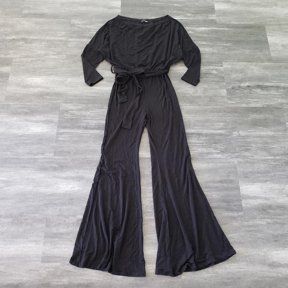 Fashion Nova Black Classic Fashion Nova Lounge Jumpsuit Size 36" / US 14 / IT 50 - 1 Thumbnail