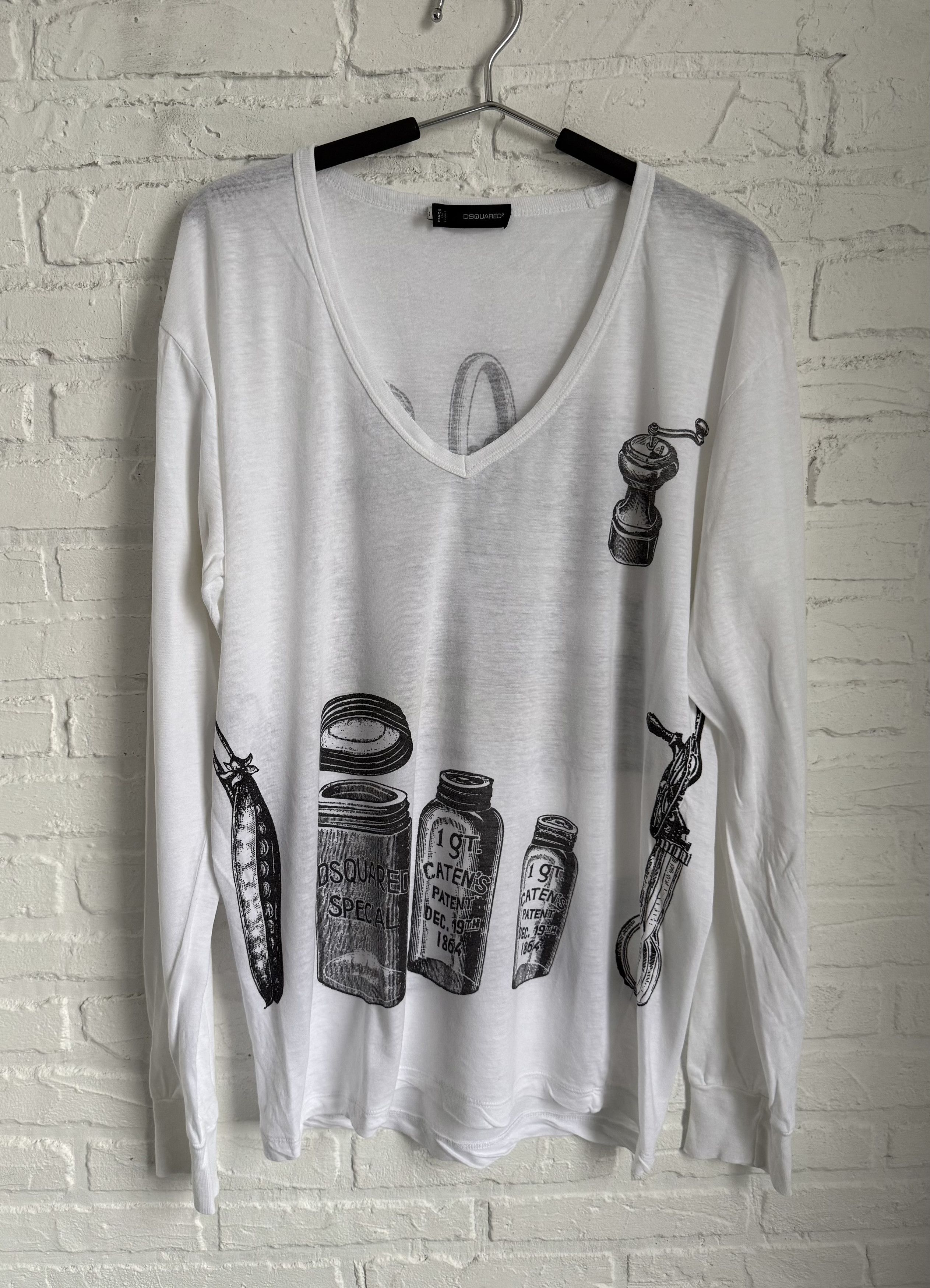 Dsquared2 ARCHIVE DSQUARED2 Art House Italian Cuisine tee Size US S / EU 44-46 / 1 - 2 Thumbnail