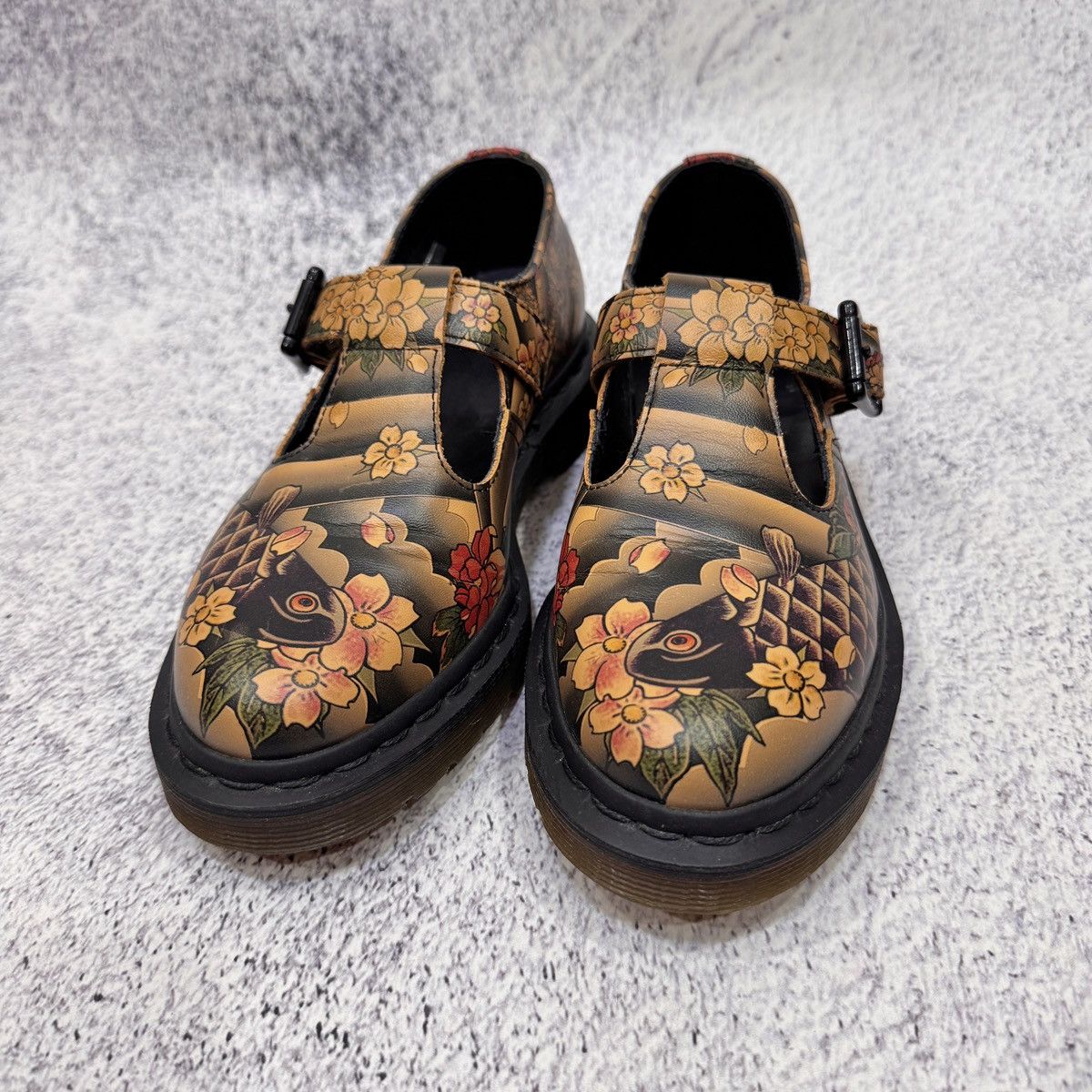 Dr. Martens Dr. Martens Polley Mary Jane Japanese Tatoo UK3 EU36 Size US 6 / IT 36 - 2 Thumbnail