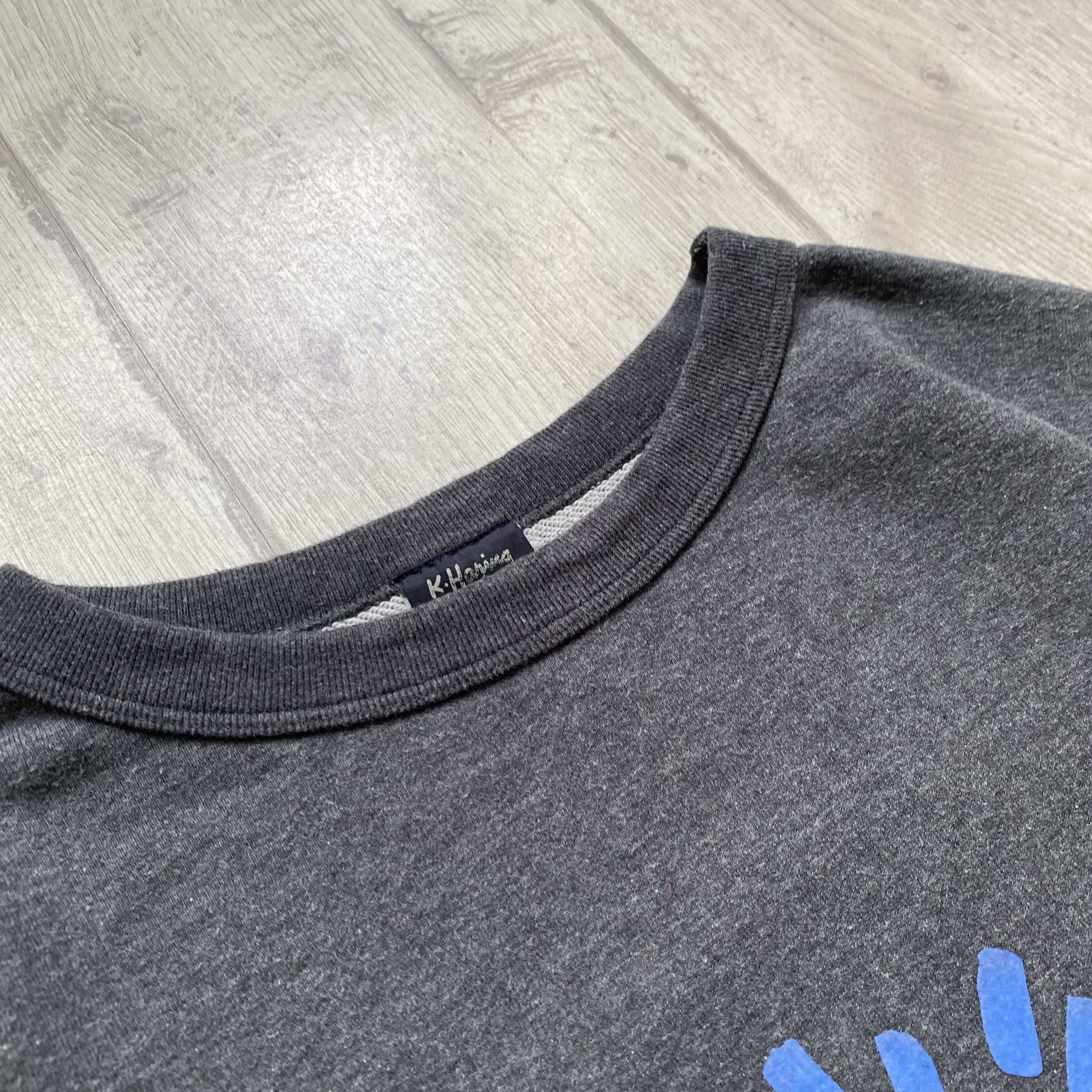 Keith Haring 🖍️Japanese Vintage Keith haring big logo sweatshirt Uniqlo Size US XL / EU 56 / 4 - 4 Thumbnail