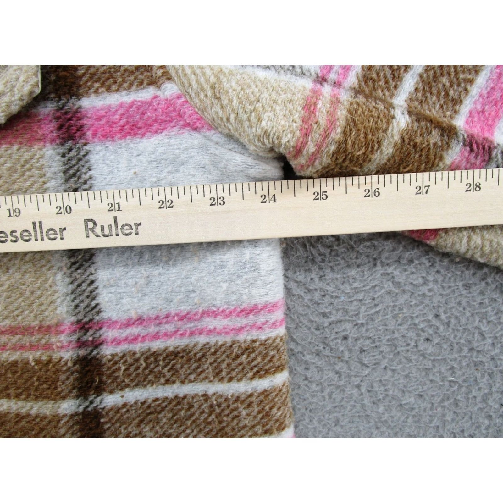 Joie Joie Shacket Plaid Pockets Chore Jacket Button Up Size L Wool Blend Women's Casual Jacket Size L / US 10 / IT 46 - 6 Thumbnail