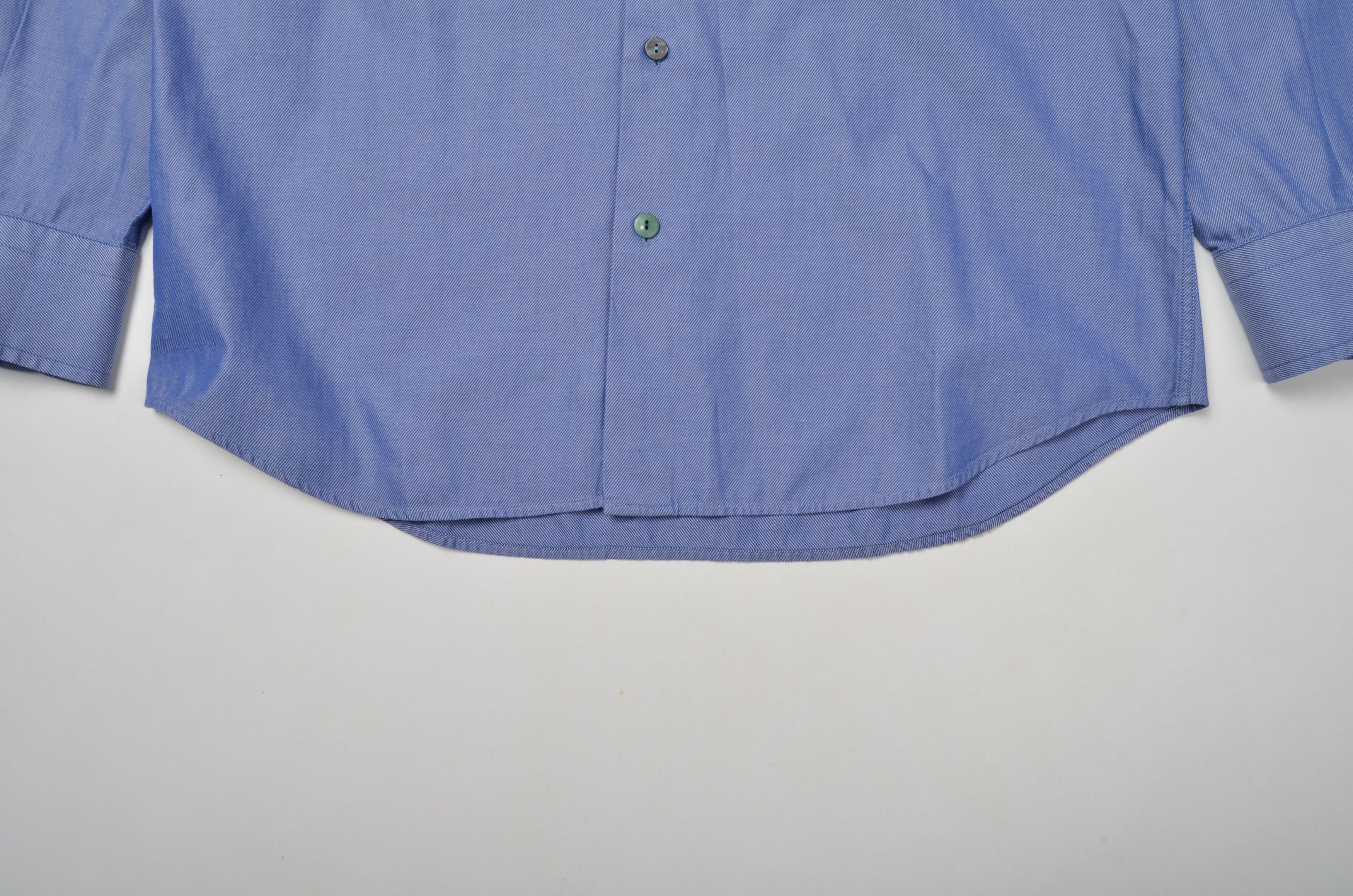 Designer × Dolce & Gabbana × Vintage Dolce Gabbana Vintage Dress Blue Shirt 39 15,5 1/2 Size US L / EU 52-54 / 3 - 9 Thumbnail