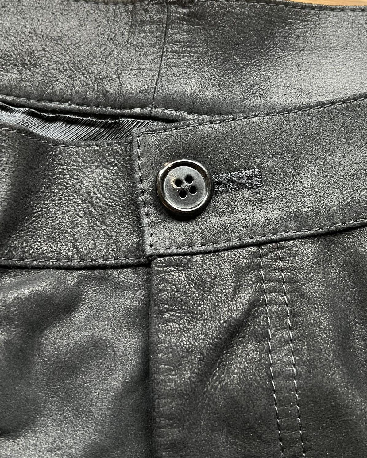 Ann Demeulemeester $2560 Black Calf Leather Angelina Trousers Size US 36 / EU 52 - 5 Thumbnail
