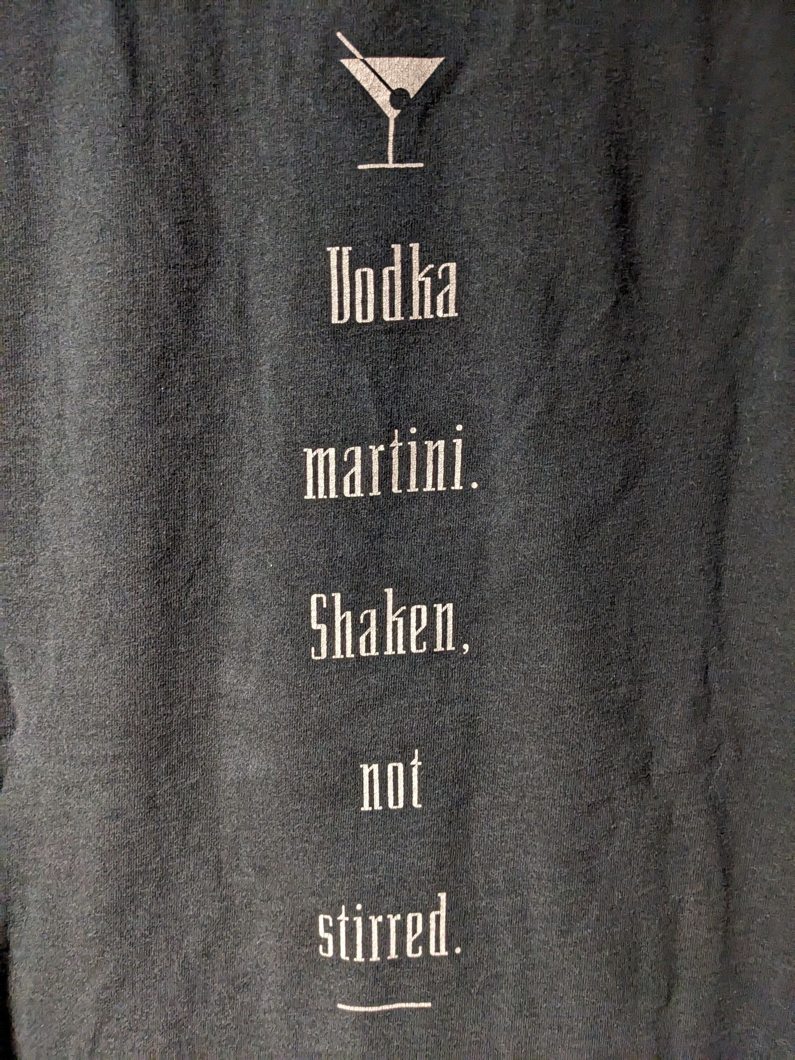 Vintage Vintage 1997 007 James Bond Vodka Martini Large T-Shirt Size US L / EU 52-54 / 3 - 8 Thumbnail