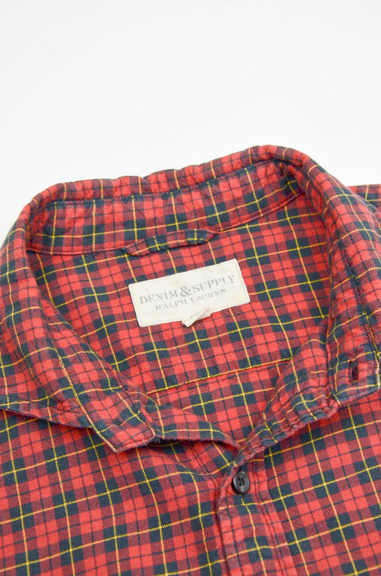 Denim & Supply Ralph Lauren Denim & Supply Ralph Lauren Red Plaid Flannel Shirt XL Size US XL / EU 56 / 4 - 8 Thumbnail