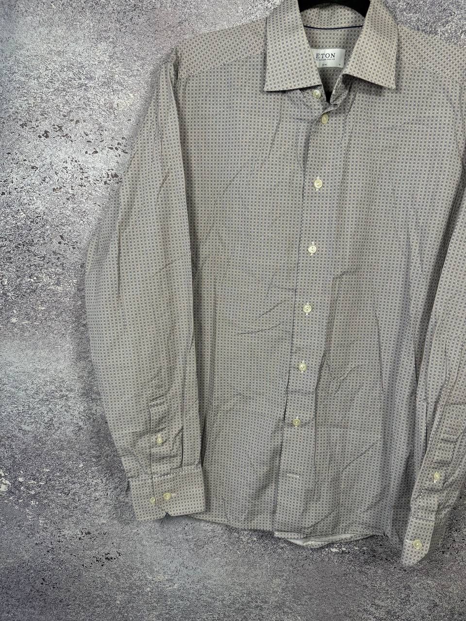 Eton Eton Shirt Mens 16 41 Floral All Over Print AOP Dress Formal Size US M / EU 48-50 / 2 - 4 Thumbnail