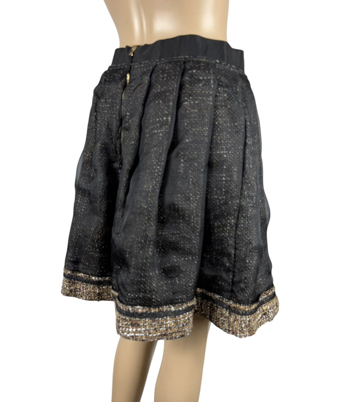Dolce & Gabbana Dolce & Gabbana Mesh & Wool Woven Skirt size 44 Size 30" / US 8 / IT 44 - 7 Thumbnail