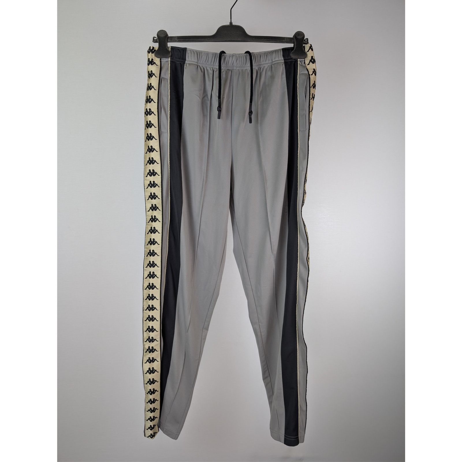Kappa o1rshd1 Elastic Adjustable Track Sweatpants Jogger in Grey Size US 36 / EU 52 - 2 Thumbnail