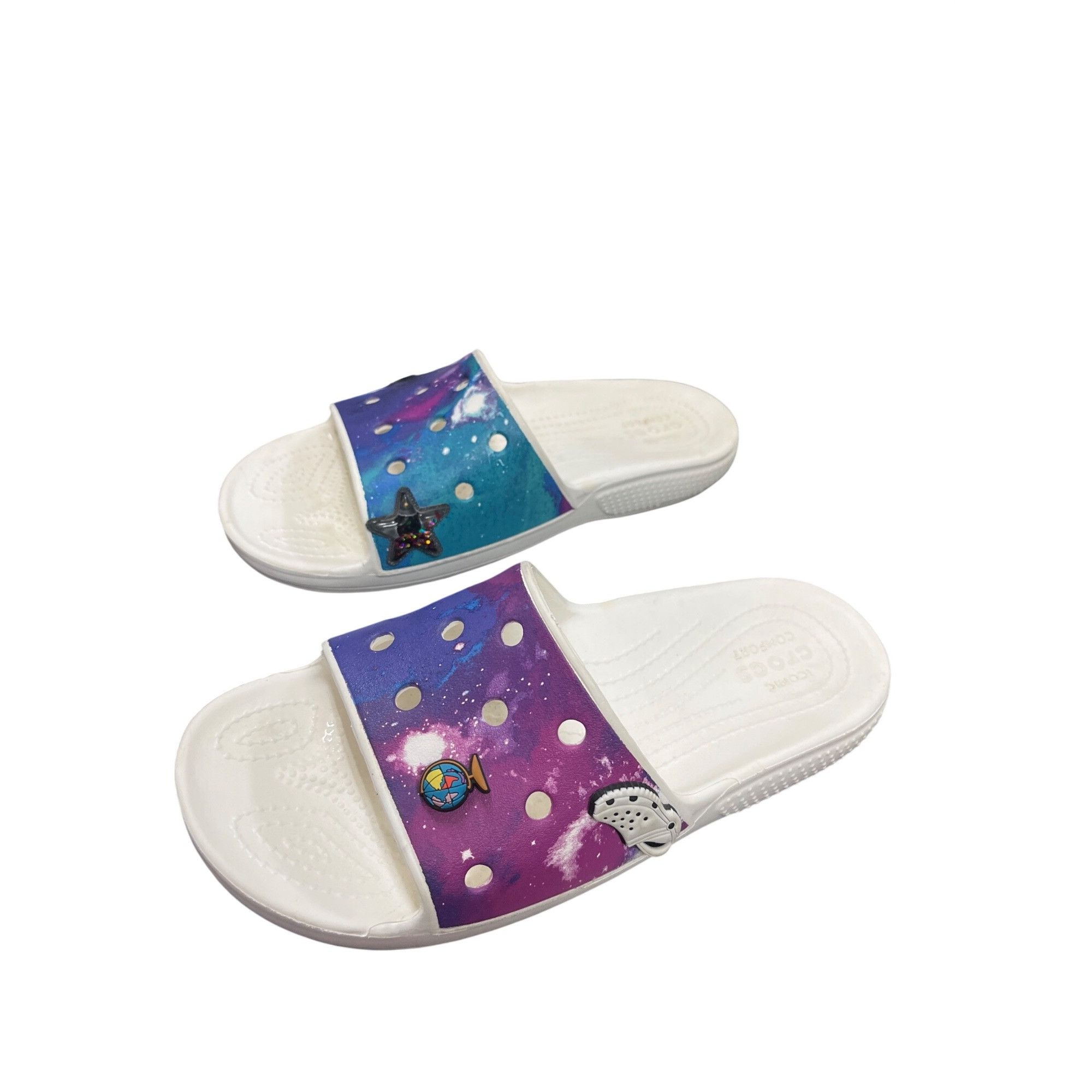 Crocs Crocs Iconic Comfort wms multi colored open toe sandals sz 6 Size US 6 / IT 36 - 4 Thumbnail