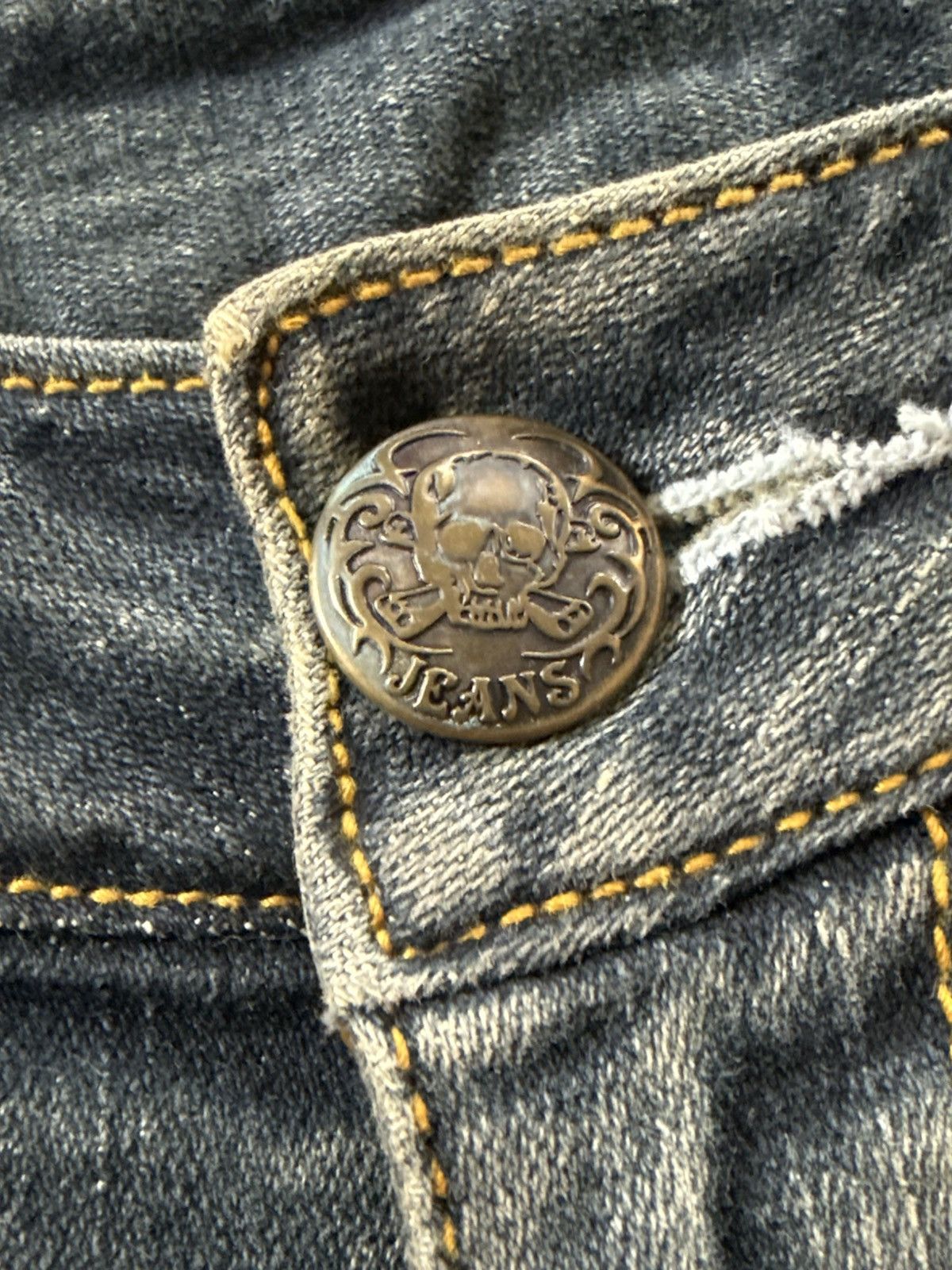 If Six Was Nine Ifsixwasnine Lgb Kapital Junya Style Low Rise Flared Jeans Size US 28 / EU 44 - 21 Thumbnail
