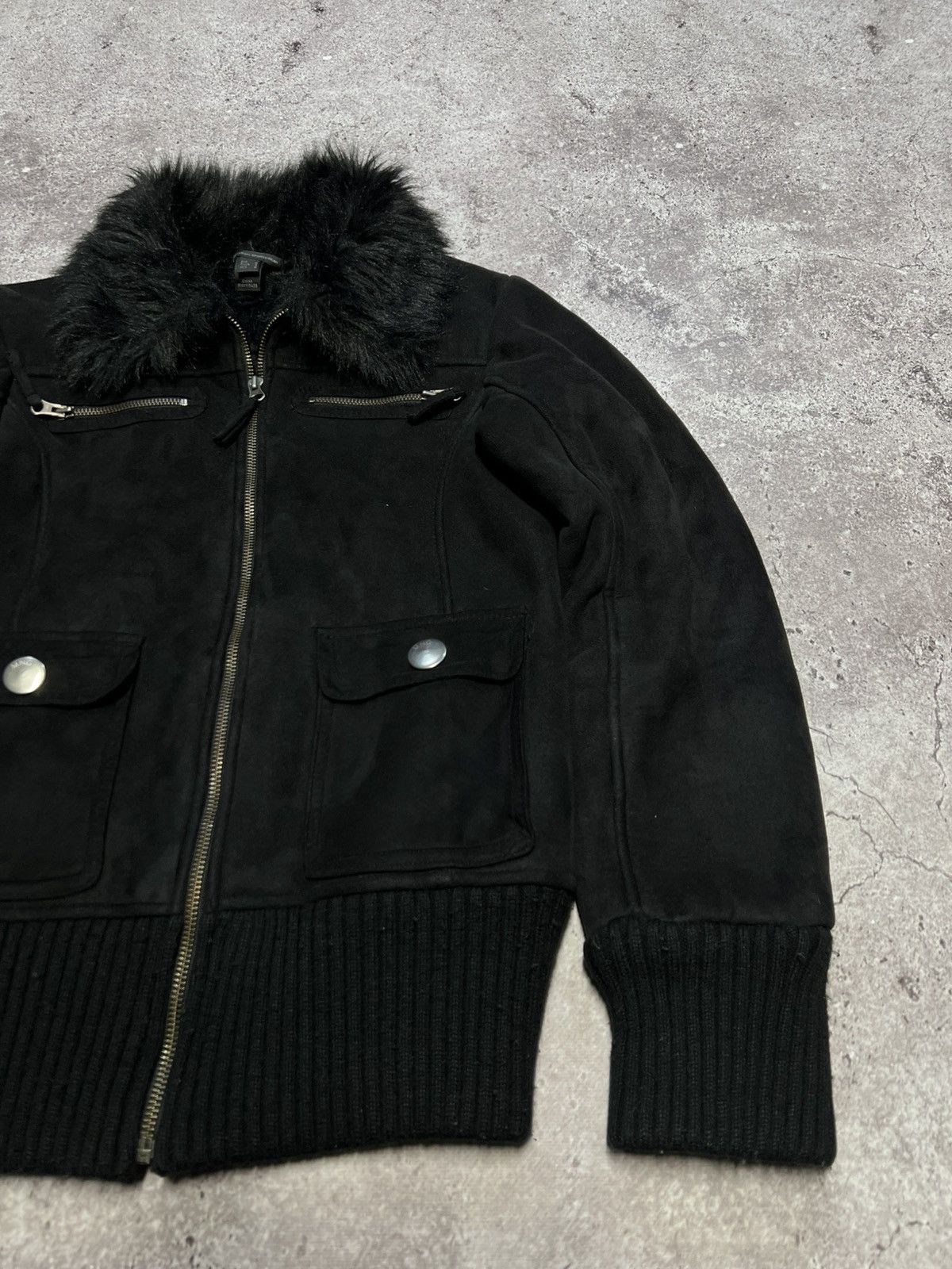 Japanese Brand Vintage Japanese Faux Fur RickOwen's Style Jacket Y2K Size M / US 6-8 / IT 42-44 - 3 Thumbnail