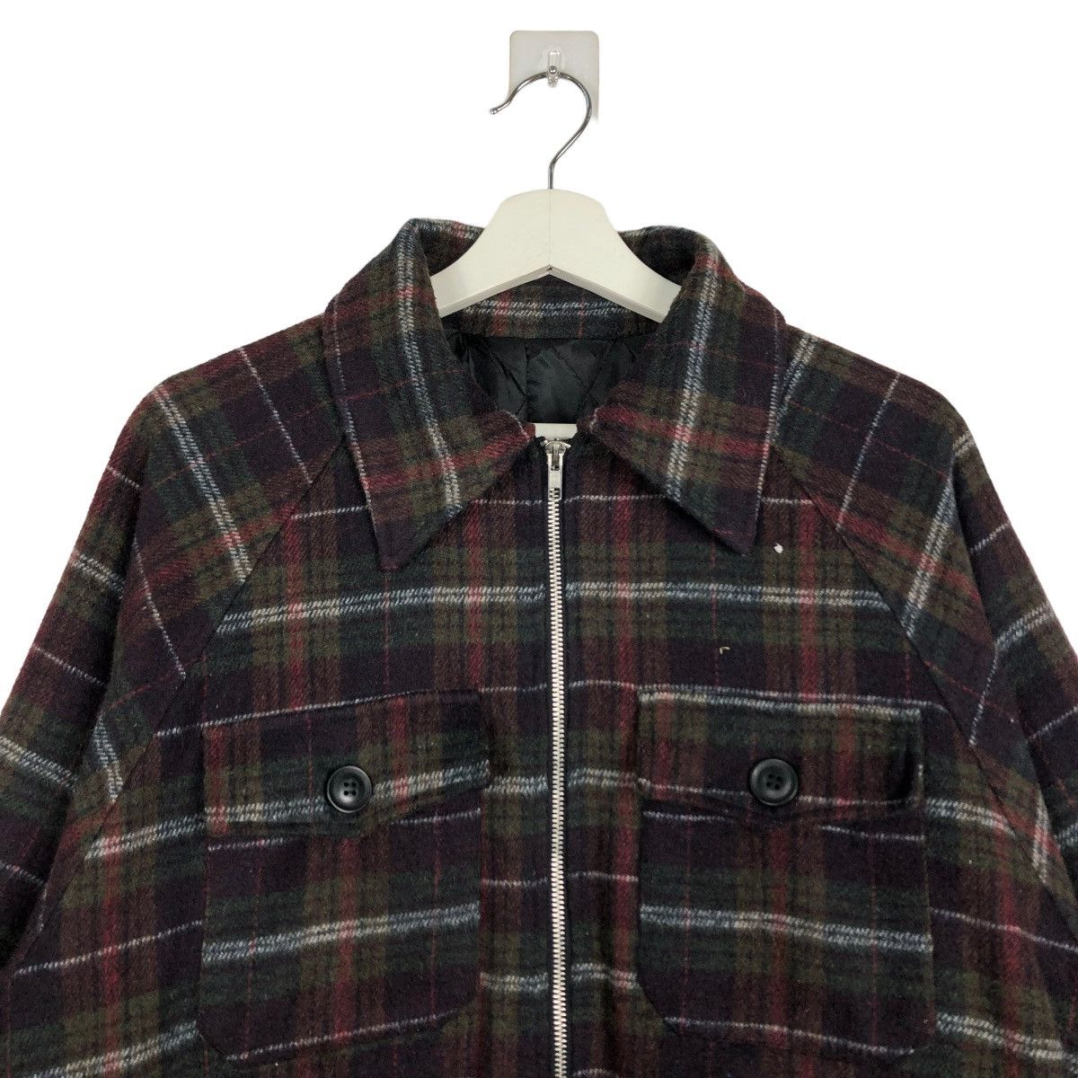 Japanese Brand 🔥 VINTAGE JAPANESE BRAND PLAID ZIPPER JACKET Size US M / EU 48-50 / 2 - 3 Thumbnail