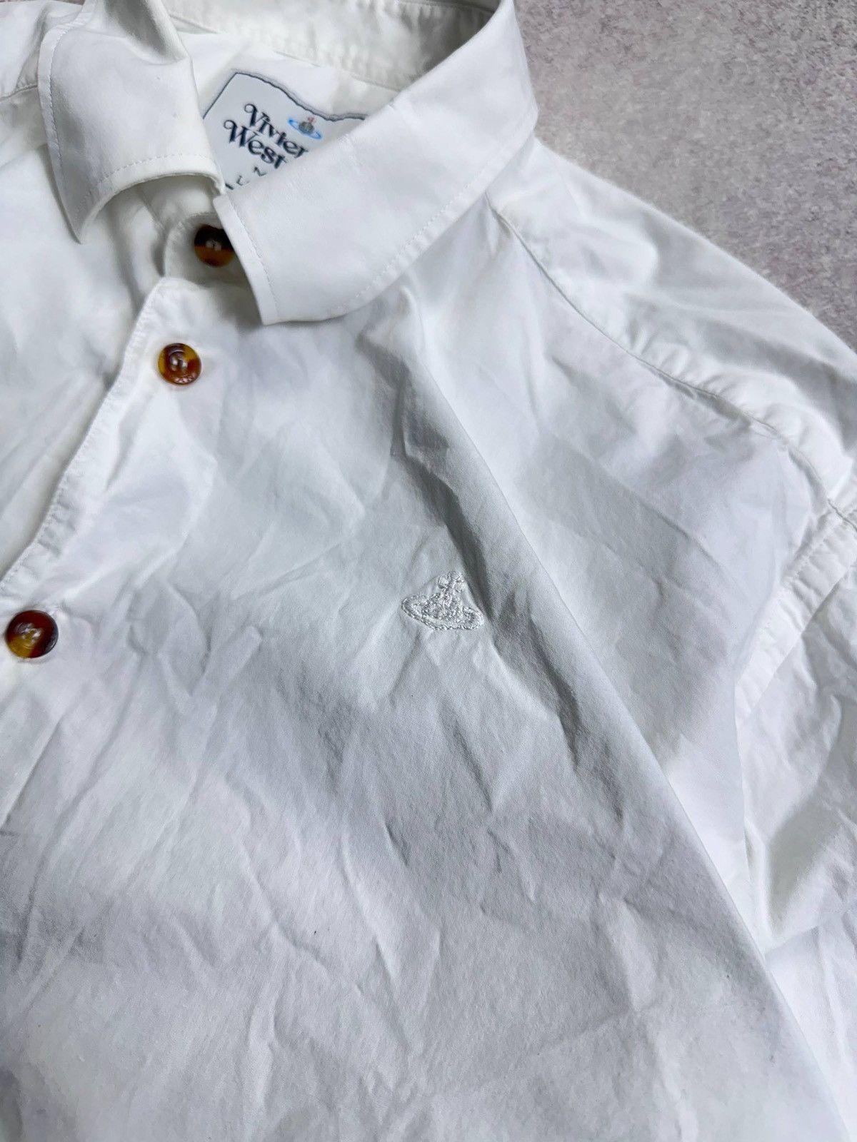 Vivienne Westwood Vintage Vivienne Westwood White Shirt M Size US M / EU 48-50 / 2 - 3 Thumbnail