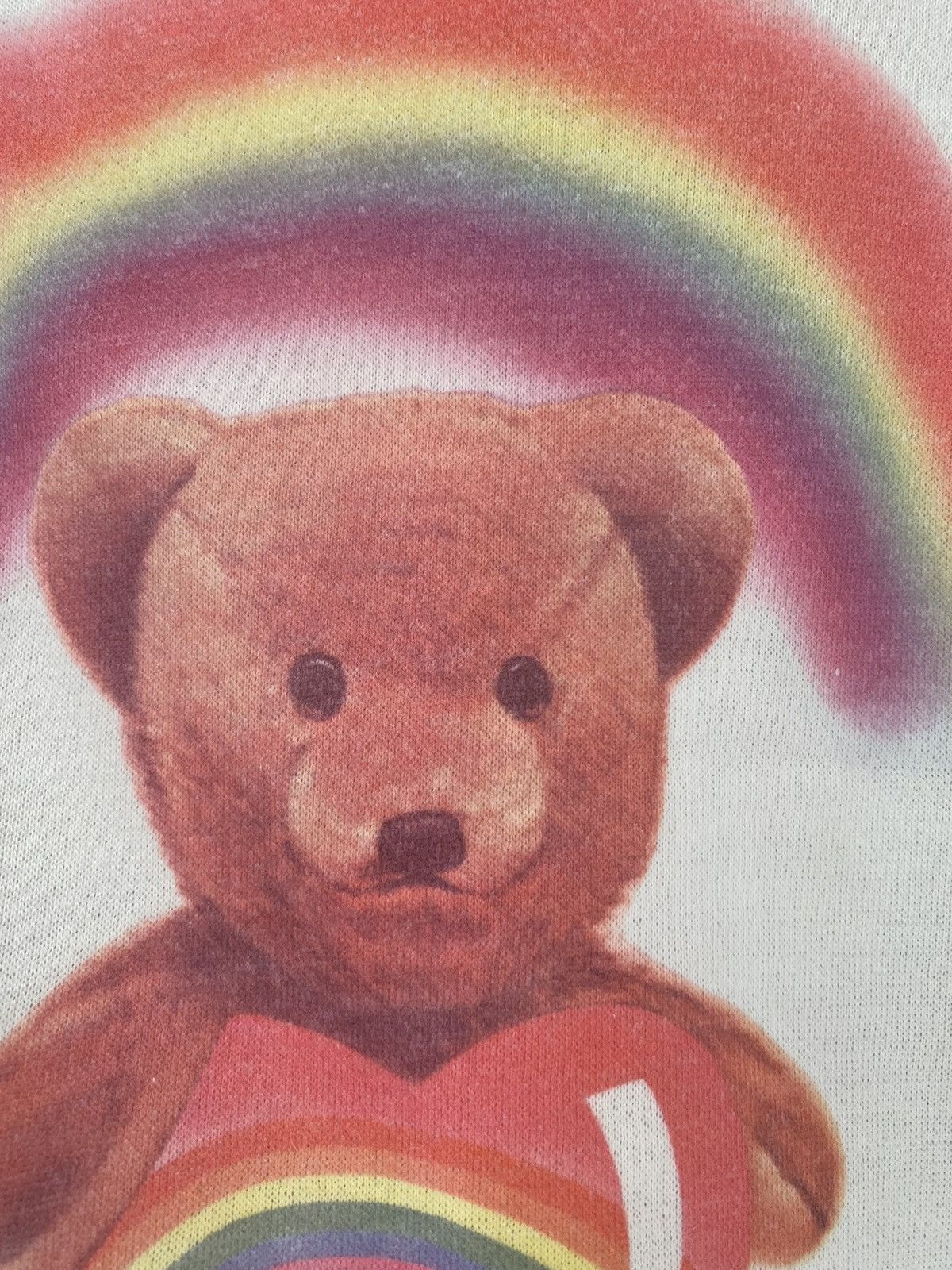 Ocean Pacific Rare VTG OP Ocean Pacific Teddy Bear Heart Raglan Hoodie Size S / US 4 / IT 40 - 3 Thumbnail