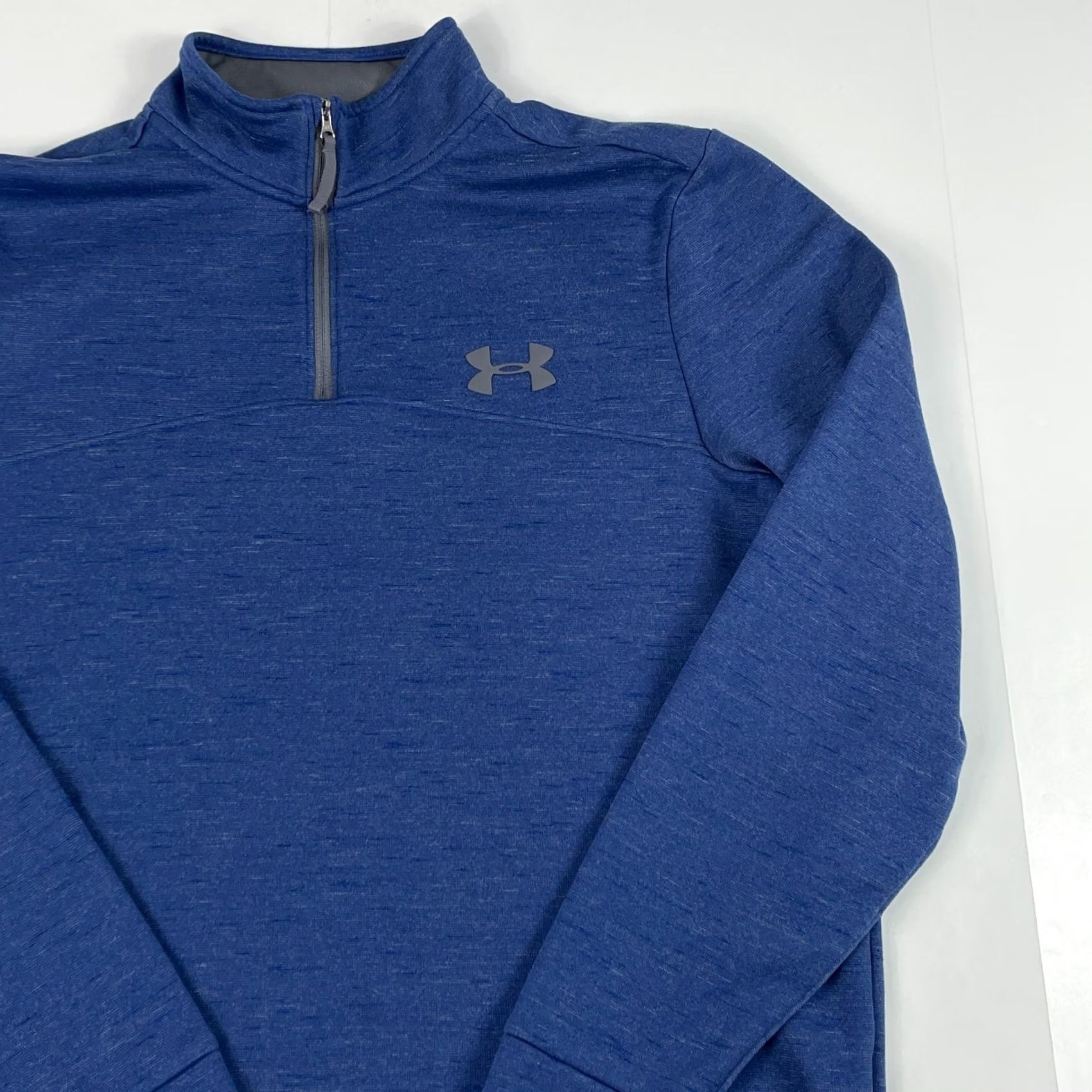 Under Armour Under Armour Sweater Mens Medium Blue ColdGear 1/4 Zip Pullover Gy m Golfing Size US M / EU 48-50 / 2 - 3 Thumbnail