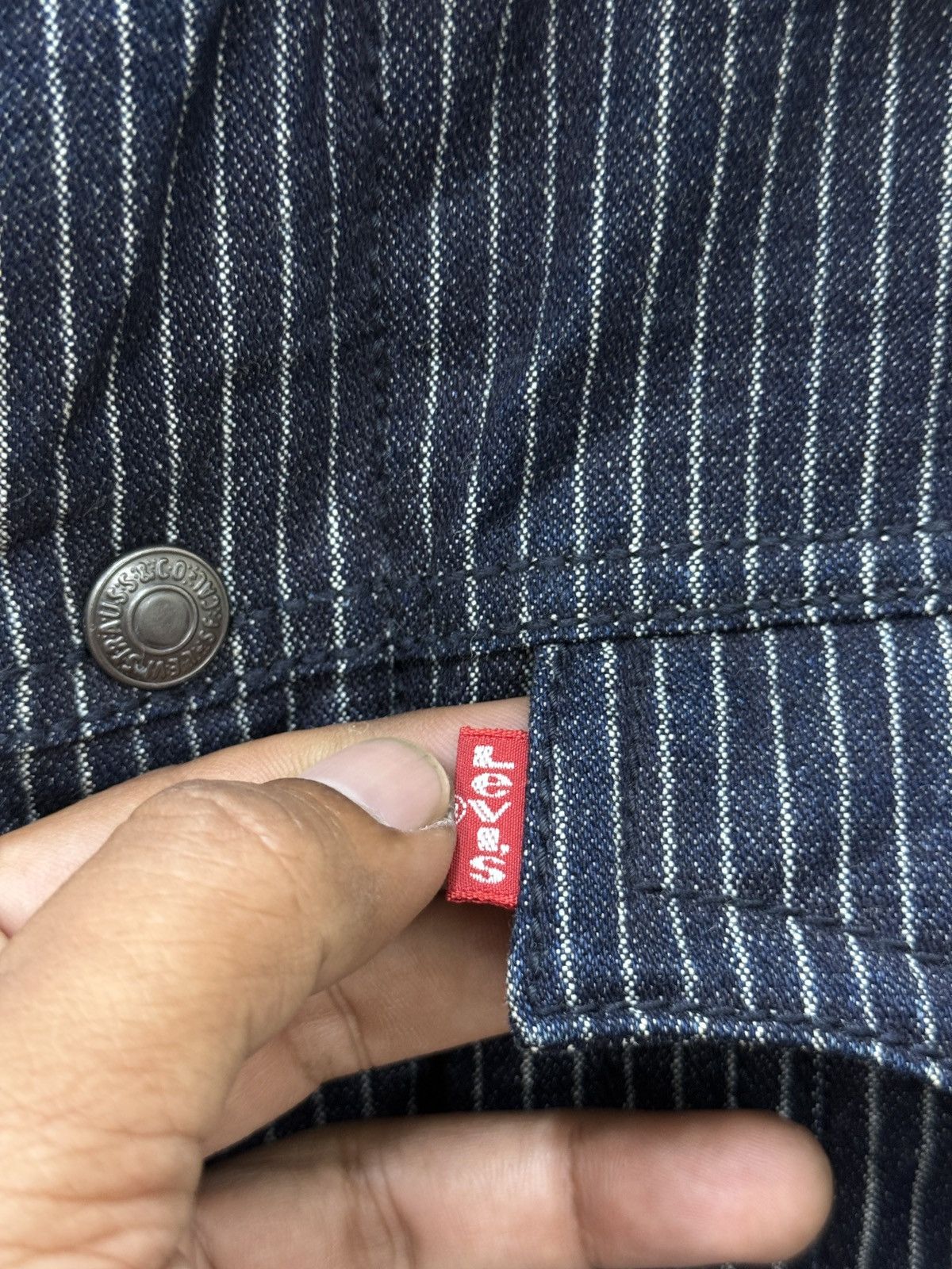 Levi's 🔥🔥🔥ARCHIVE LEVIS WABASH DENIM LEATHER JACKET Size US M / EU 48-50 / 2 - 16 Thumbnail