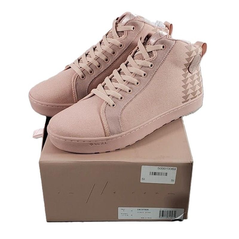 Designer So iLL Drifter Dirty Pink Hiking Organic Sneakers Unisex Size US 10.5 / IT 40.5 - 2 Thumbnail