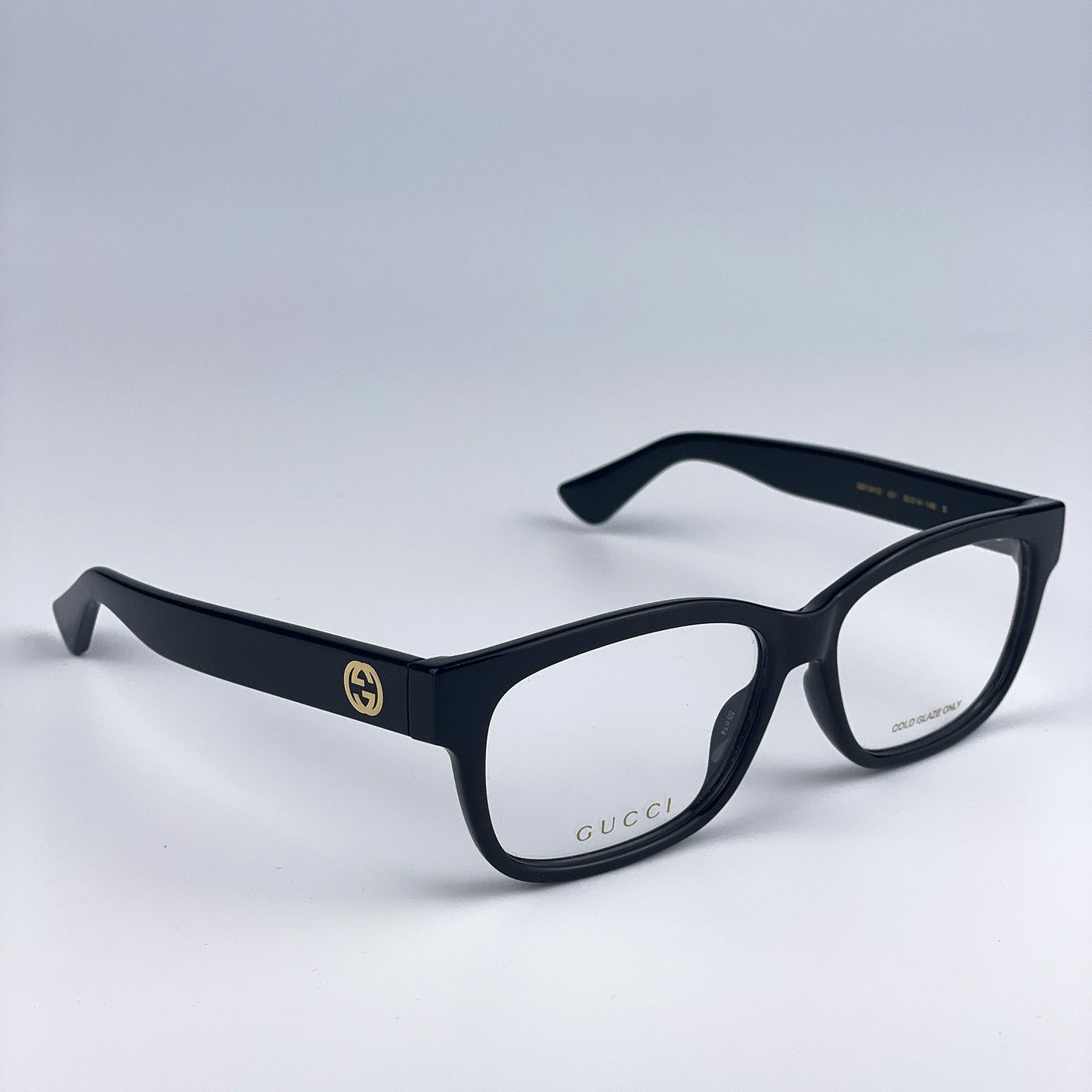 Gucci NEW Gucci GG1341O 001 Black Square Unisex Eyeglasses Size ONE SIZE - 4 Thumbnail