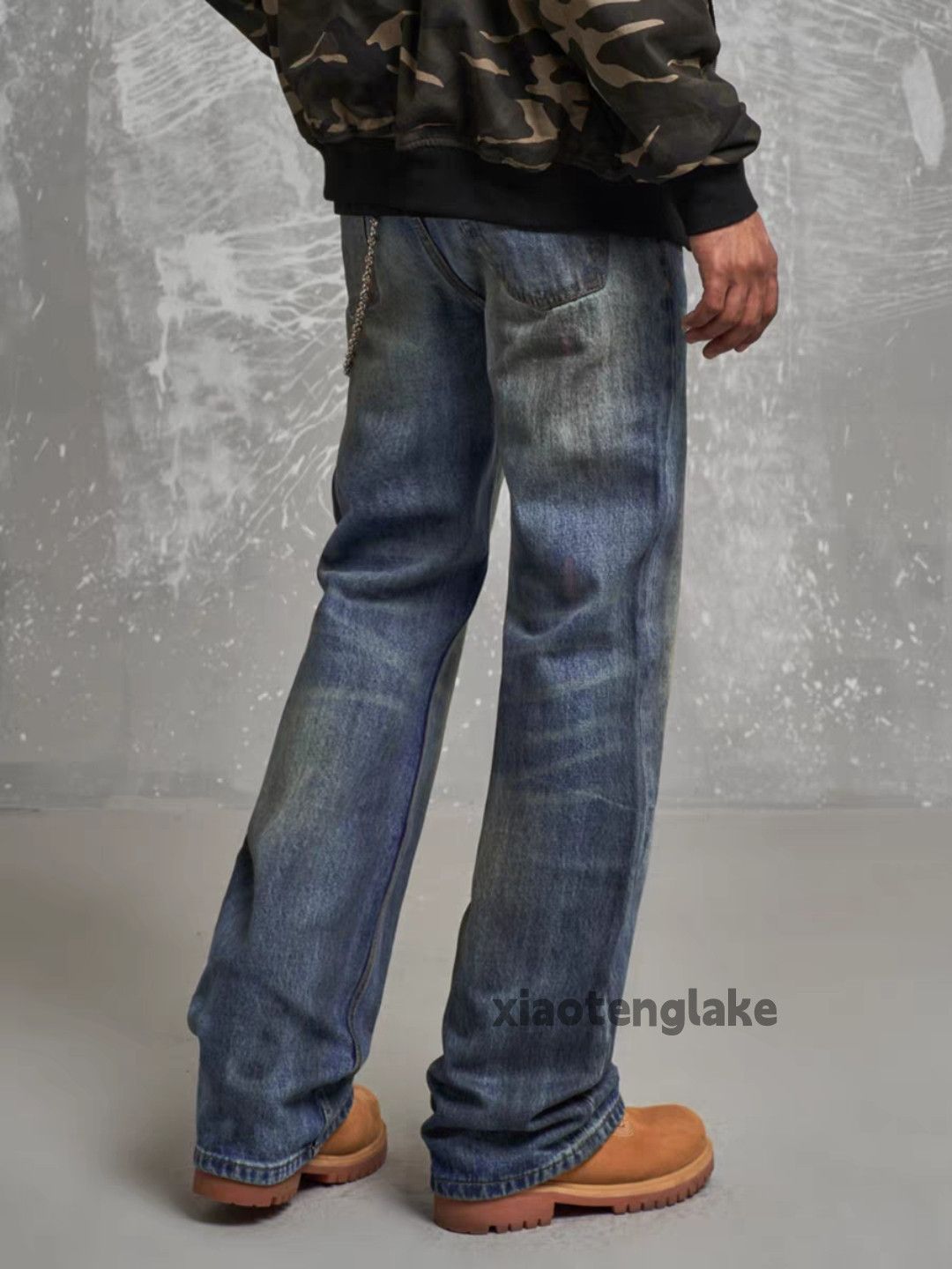 Jean × Vintage washed faded punk grunge stain paint grunge jeans Size US 30 / EU 46 - 5 Thumbnail