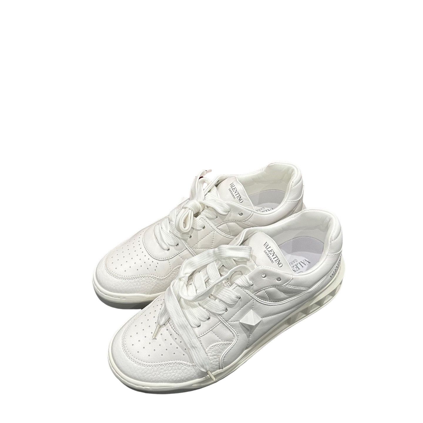 Valentino Valentino One Stud Nappa Leather Sneakers 42 Size US 9 / EU 42 - 1 Thumbnail