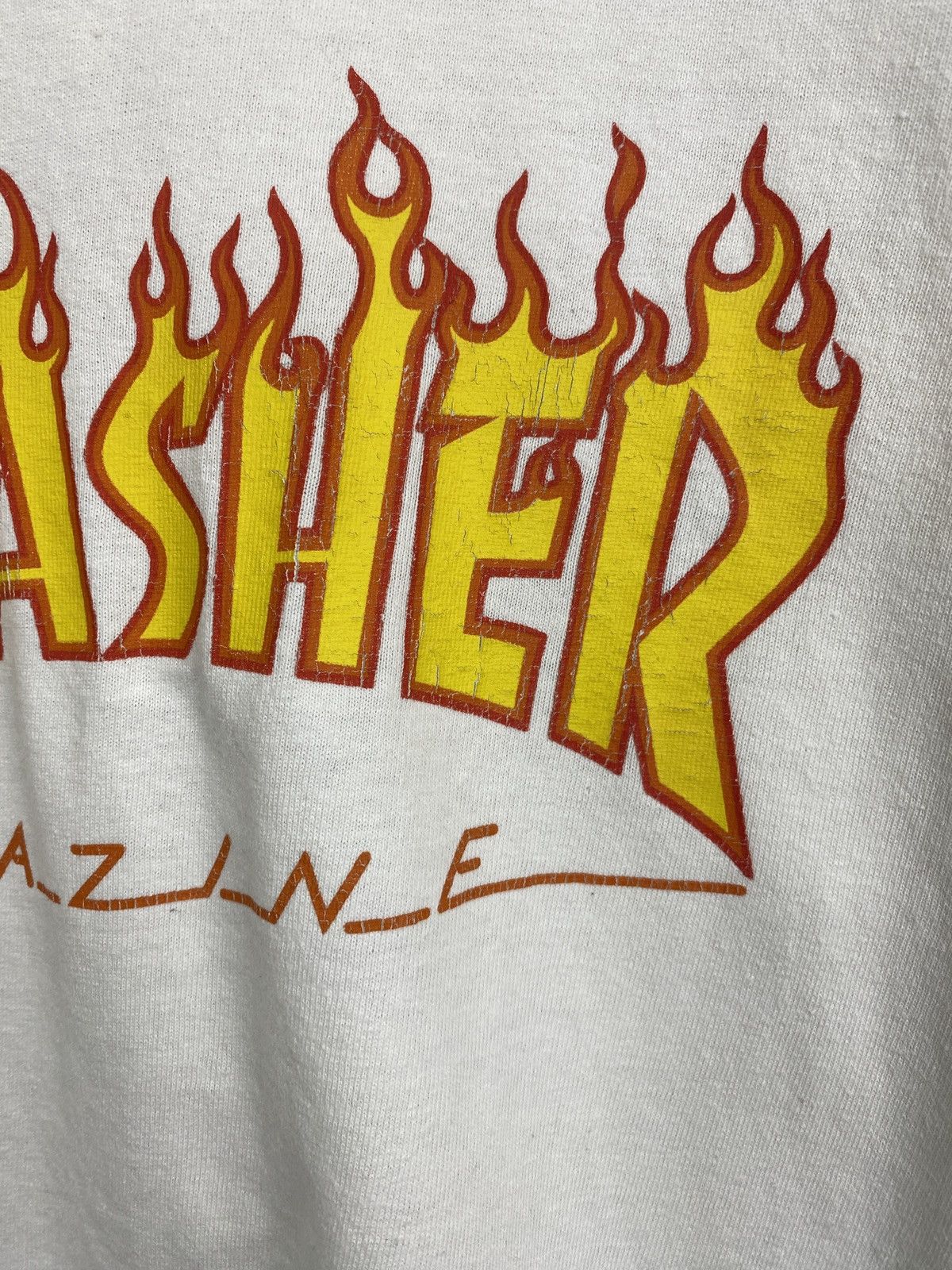 Thrasher 🛹🇺🇸 Y2K Thrasher Skateboard BMX T-Shirt Hype Rare Retro Size US M / EU 48-50 / 2 - 8 Thumbnail