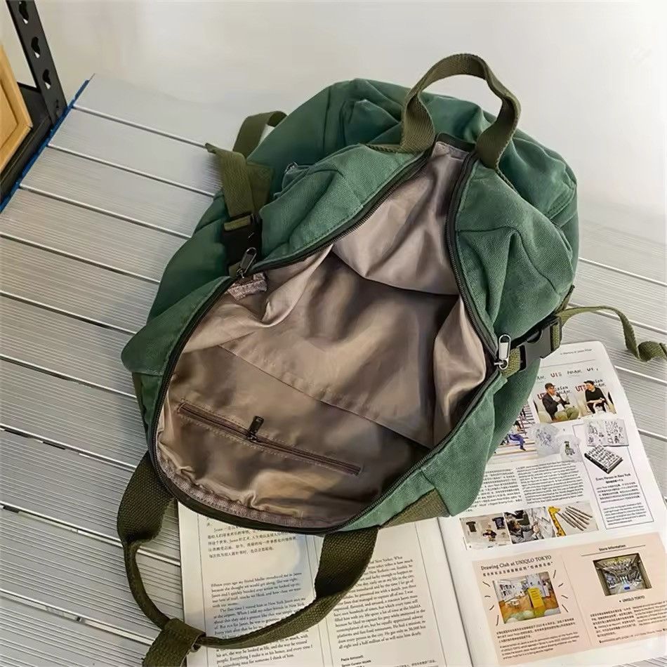 Japanese Brand Green Backpack Size ONE SIZE - 5 Thumbnail