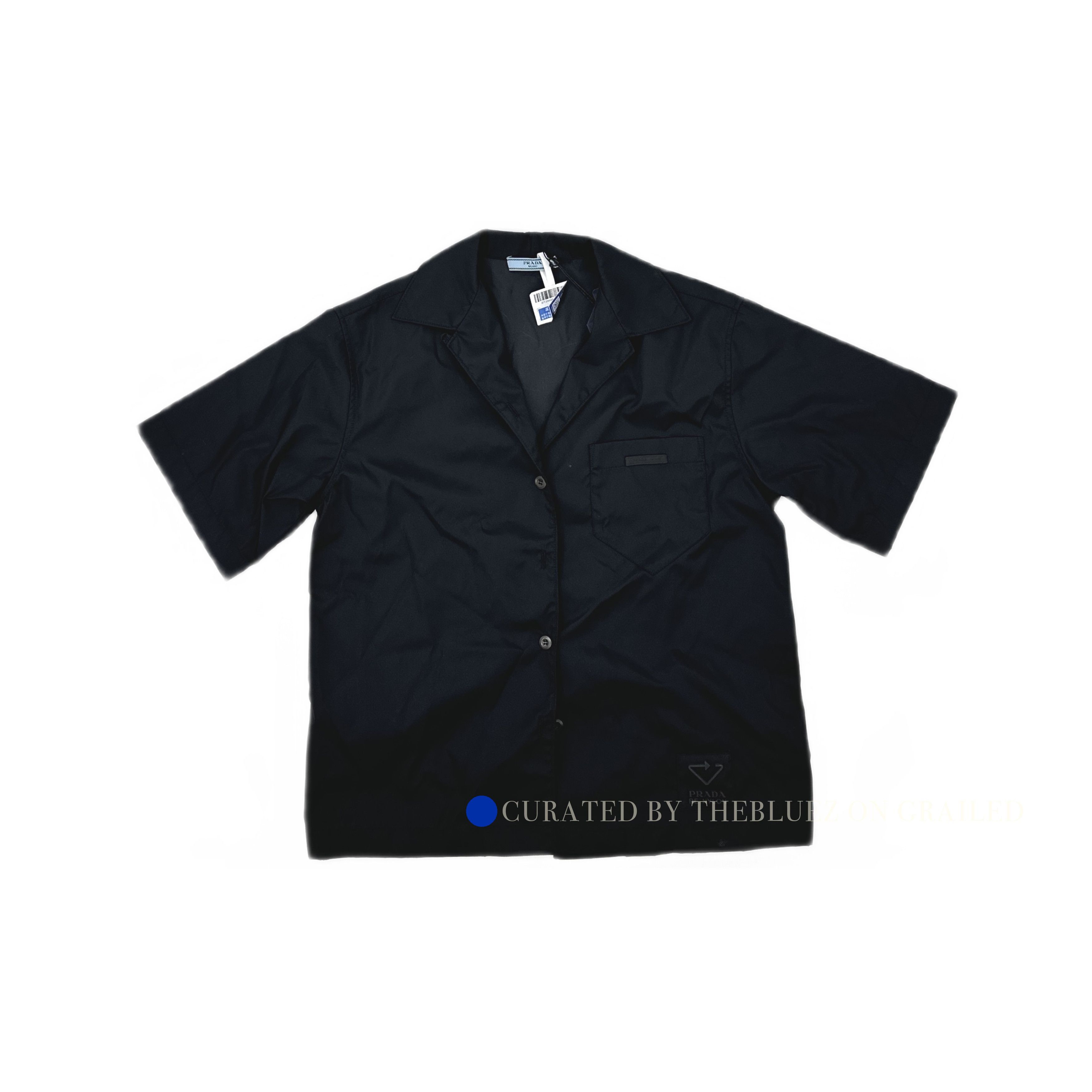 Prada Short Sleeve Re-Nylon Button Up Shirt Size US S / EU 44-46 / 1 - 1 Thumbnail