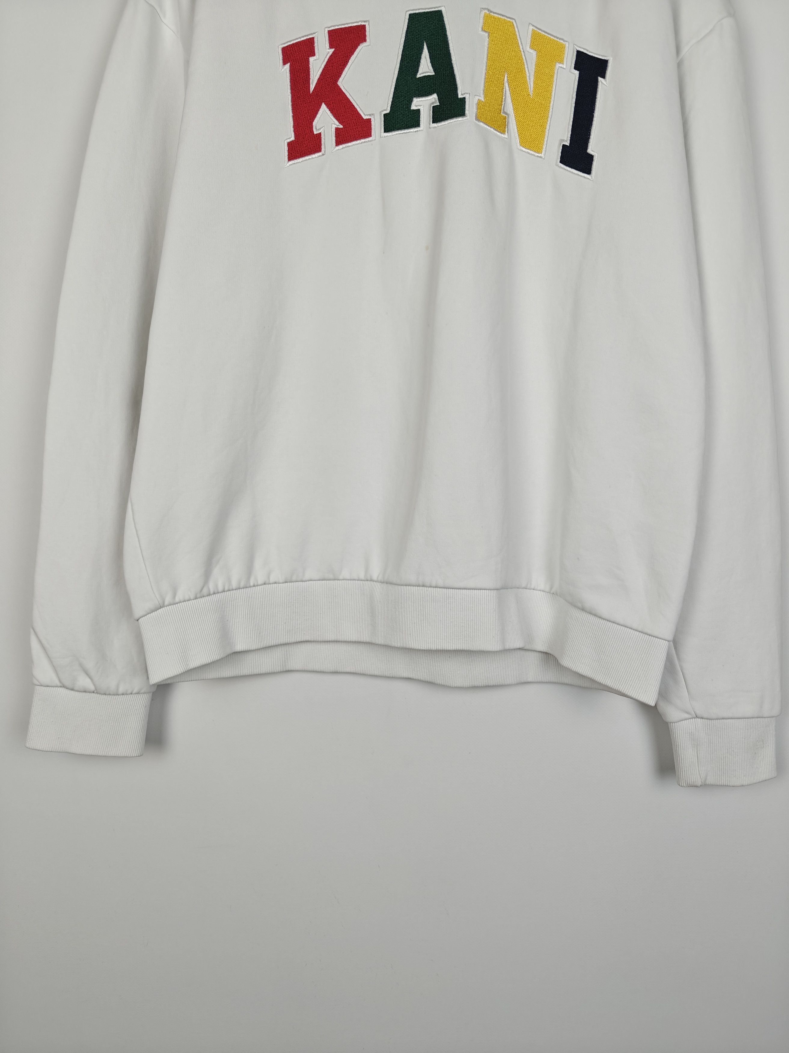 Karl Kani Karl Kani Sweatshirt Crewneck Center Logo White size M Size US M / EU 48-50 / 2 - 3 Thumbnail