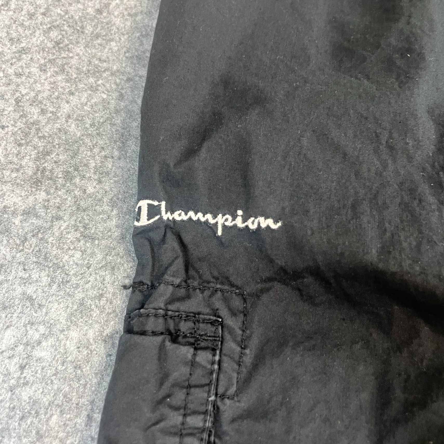 Champion Champion Mens Cargo Pants Combat Baggy Relaxed Fit 34 32 JJB Staff Large Black Size US 33 - 3 Thumbnail