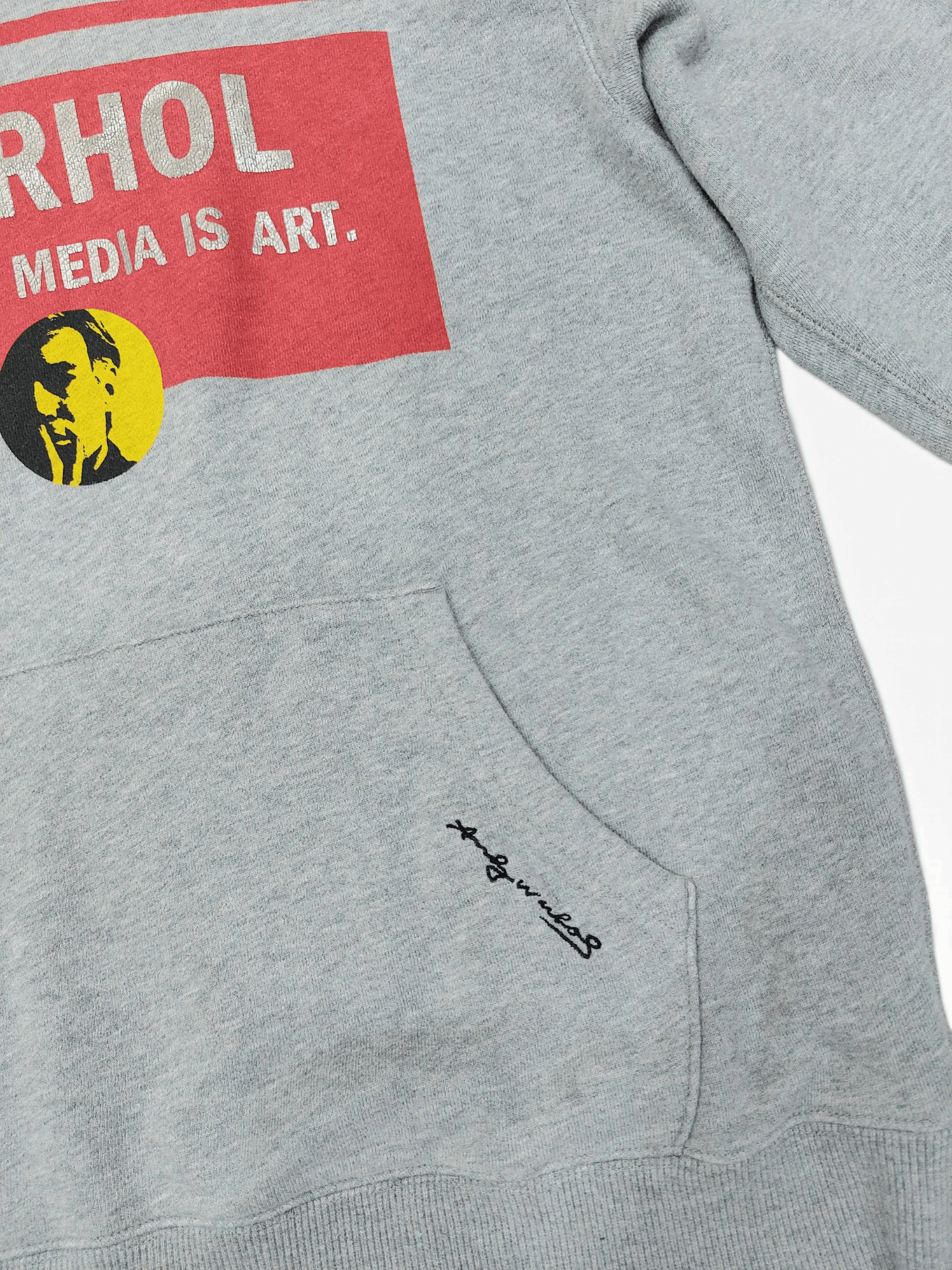 Andy Warhol Sprzny x Andy Warhol "I Believe Media is Art" Hoodies Size US M / EU 48-50 / 2 - 5 Thumbnail