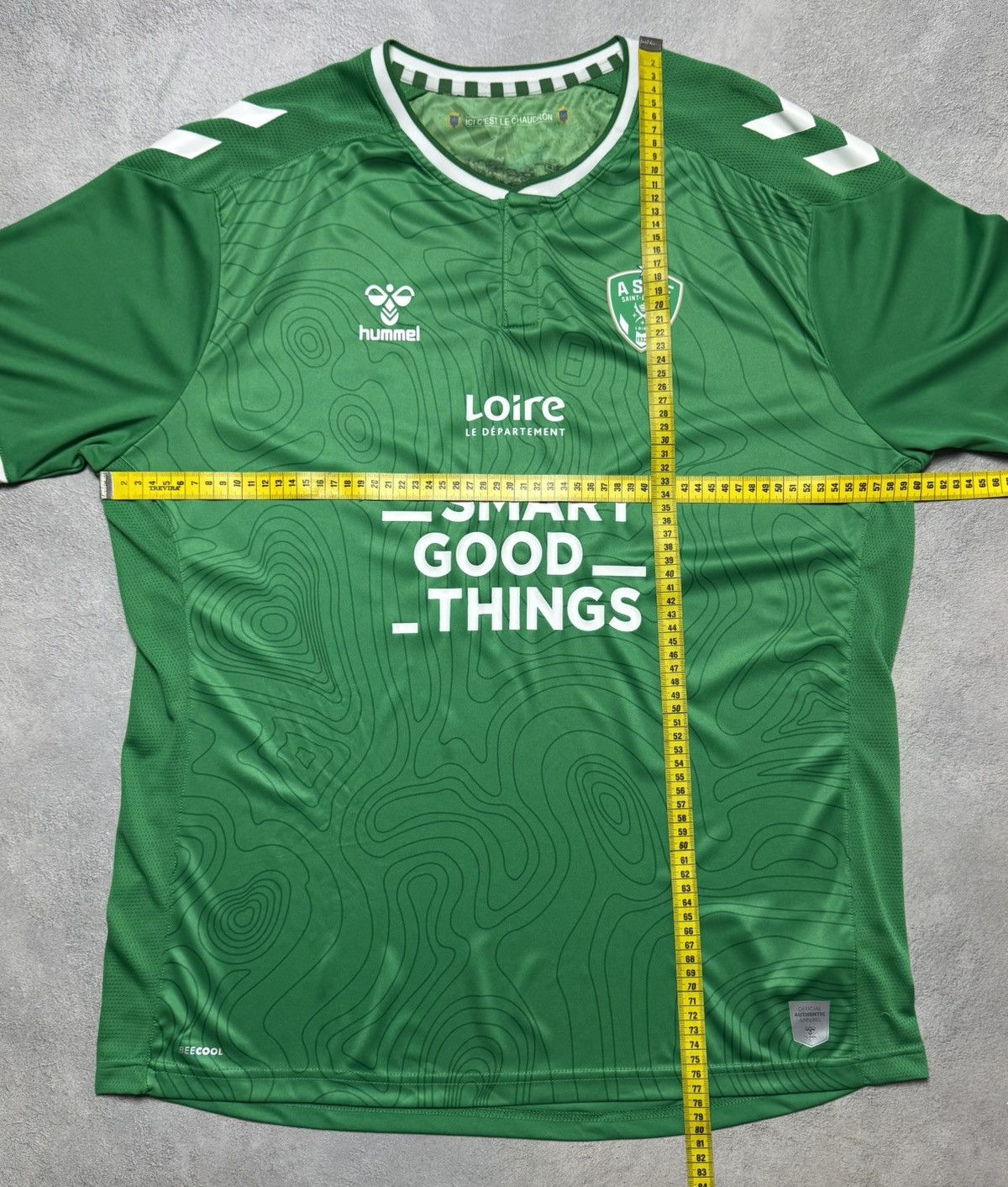 Hummel Saint-Etienne 2022 2023 Home Shirt Soccer Jersey Hummel Size US XL / EU 56 / 4 - 18 Thumbnail