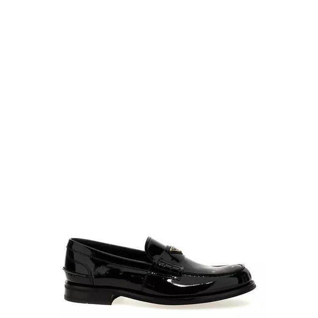 PRADA Black Patent Leather Loafers New & Authentic (Men's si