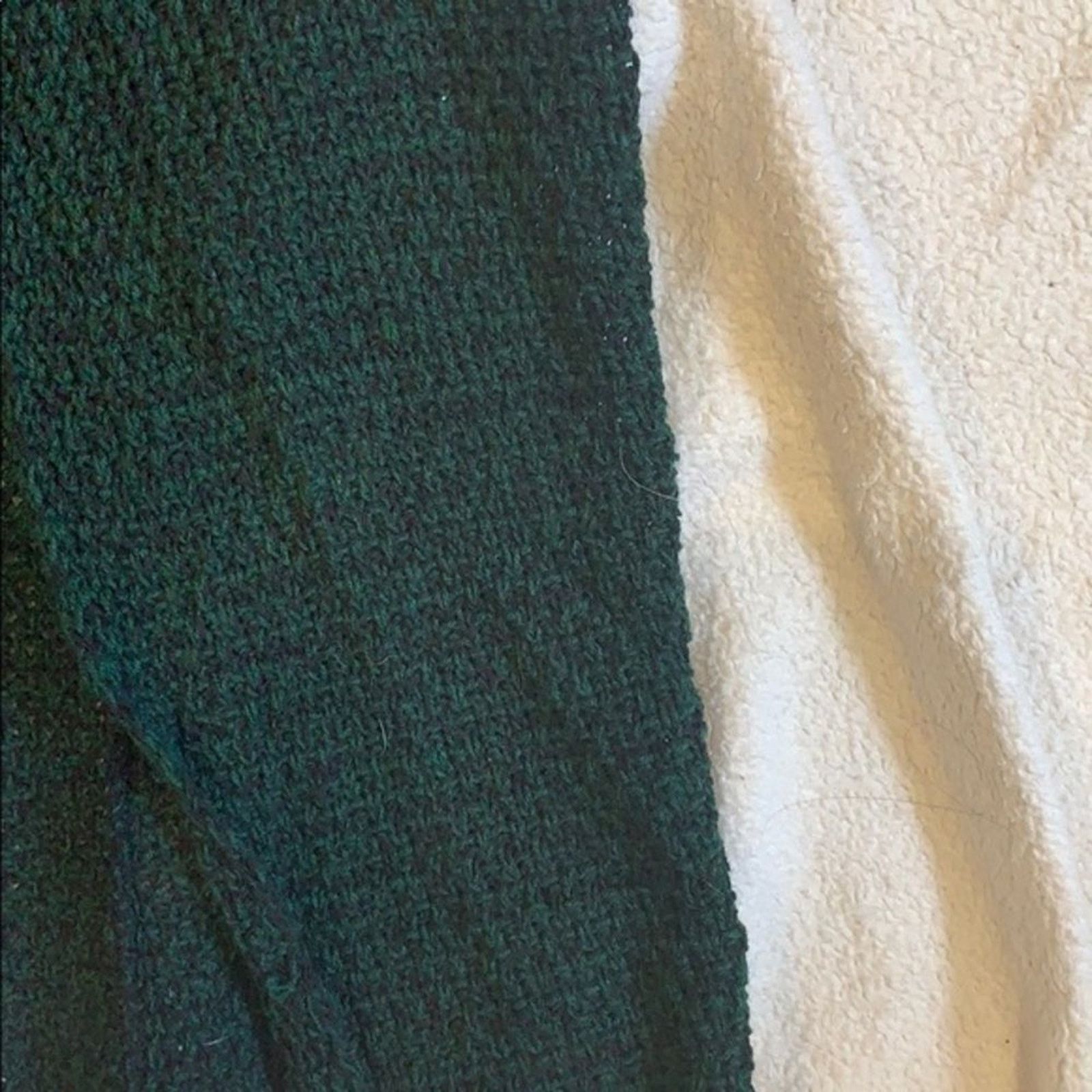Boohoo Boohoo Green and Black Open Front Cardigan | Sz S Size S / US 4 / IT 40 - 4 Thumbnail