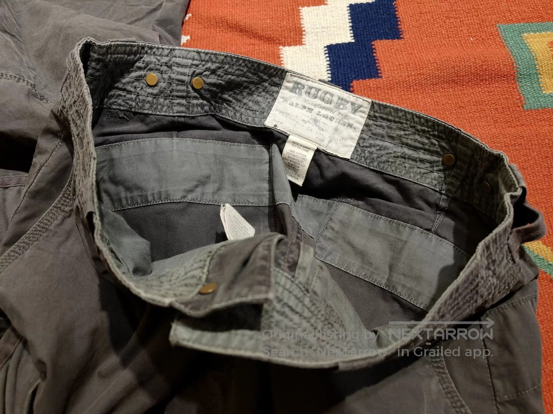 VINNY's Vintage RL RUGBY Cargo Pants. Size US 30 / EU 46 - 7 Thumbnail