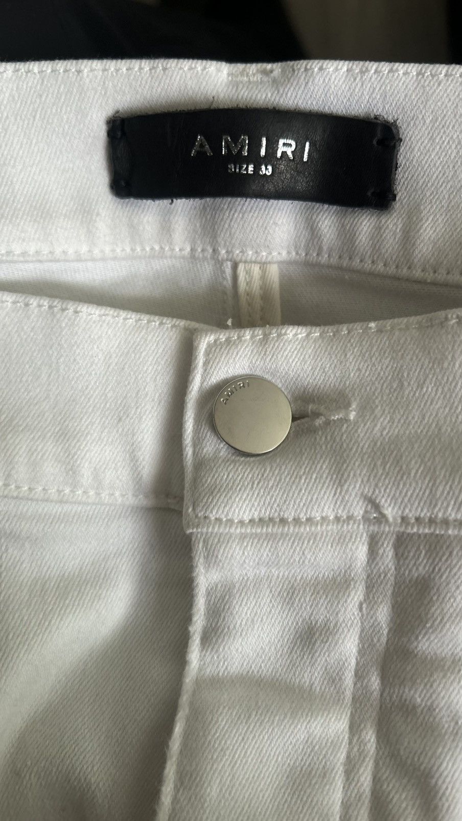 Amiri Amiri MX1 Jeans – White (Size 33) Size US 33 - 4 Thumbnail