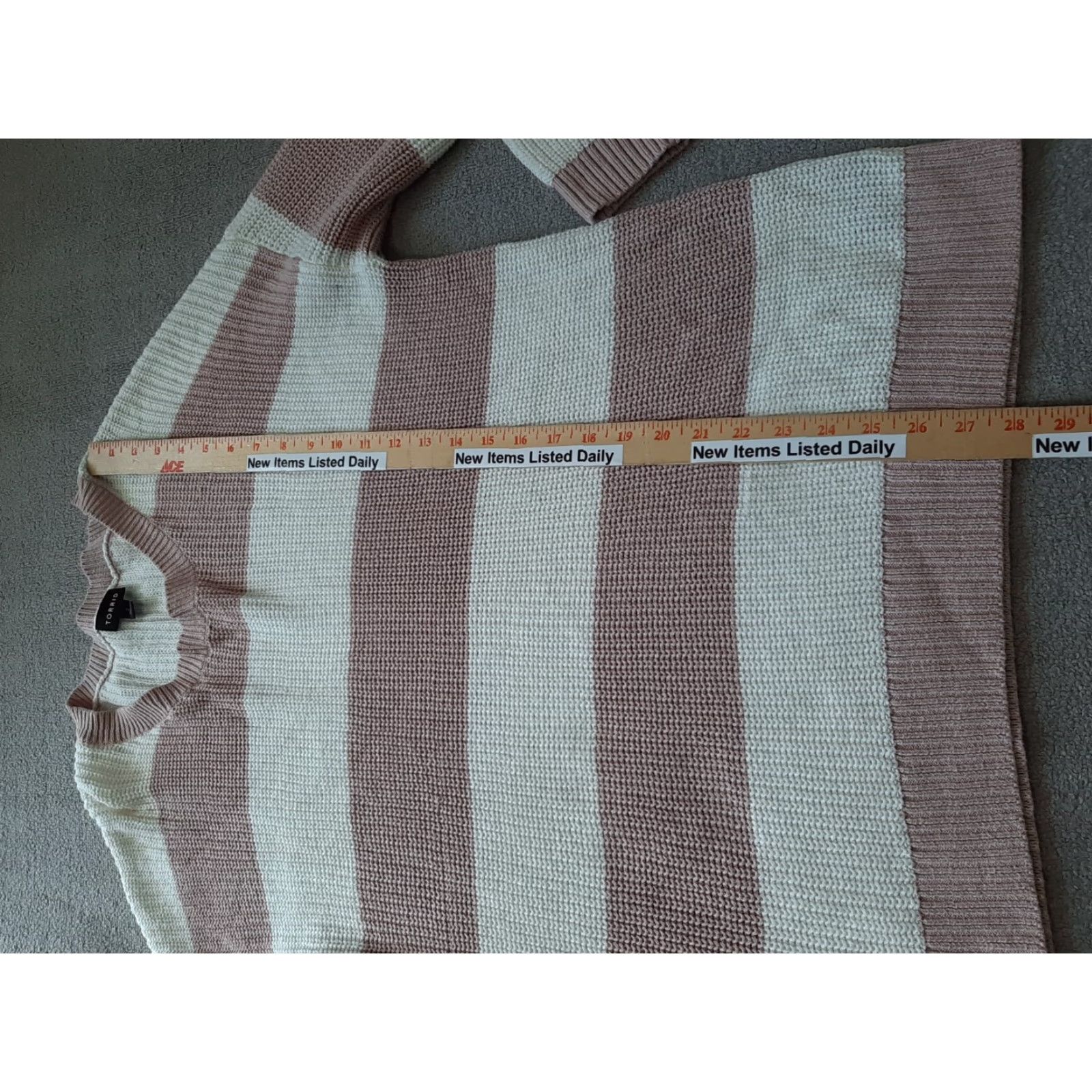 Torrid Torrid Sweater Womens Size 2 Long Sleeve Knit Striped Pullover Multicolor Knits Teaming with Style Mens Womens? Size XS / US 0-2 / IT 36-38 - 4 Thumbnail