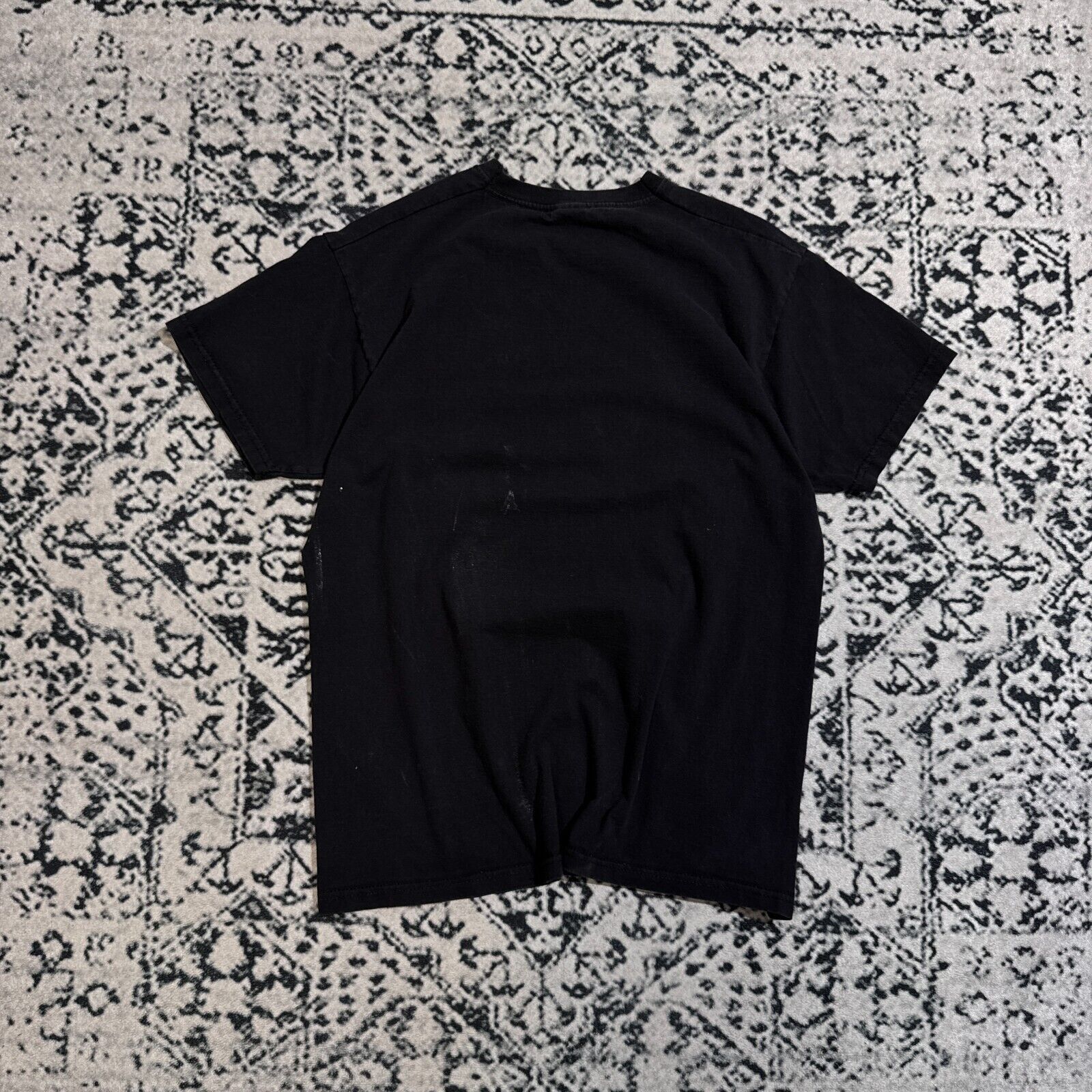 Vintage Vintage Black Cotton T-Shirt Size M Olympia Olymp Zeus 90s Size M / US 6-8 / IT 42-44 - 10 Thumbnail