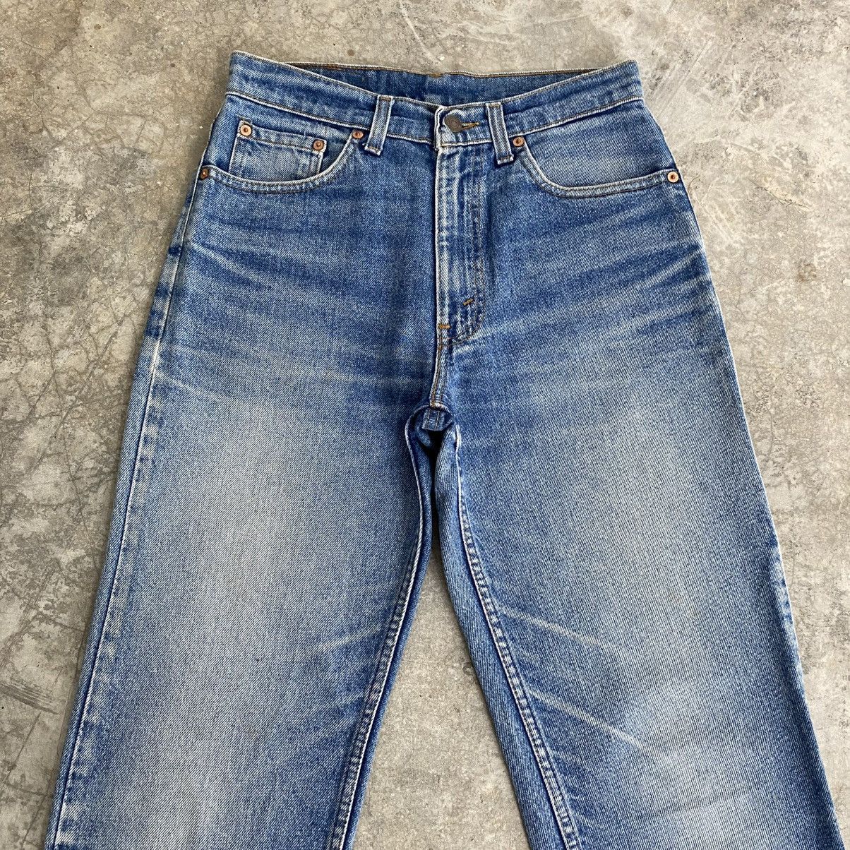Levi's Insane Faded! Vintage 90’s Levis 510 Faded Blue Jeans USA Size US 29 - 3 Thumbnail