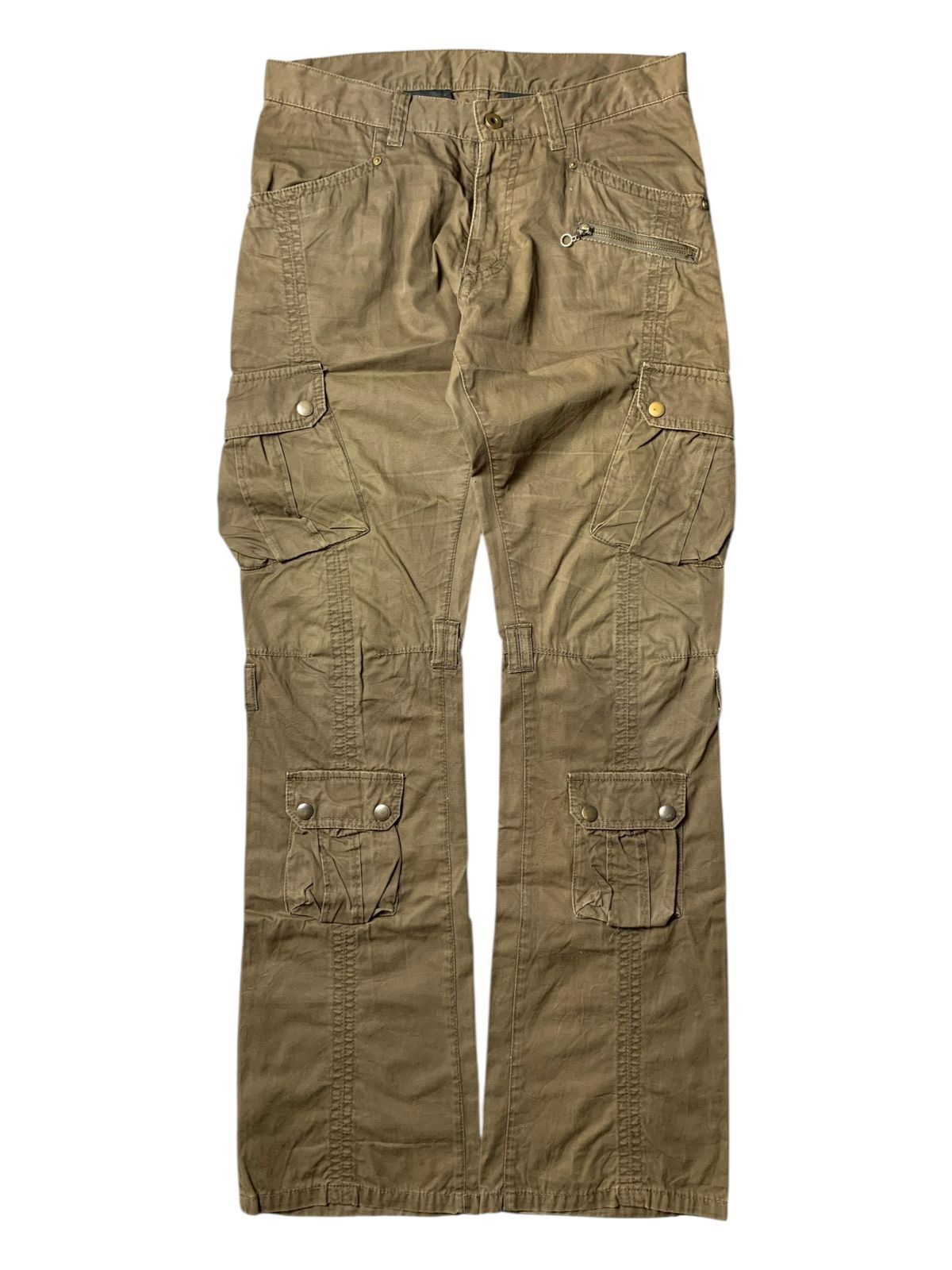 Tete Homme 2000s Tete Homme Multipocket Bootcut Cargo Pants | Grailed