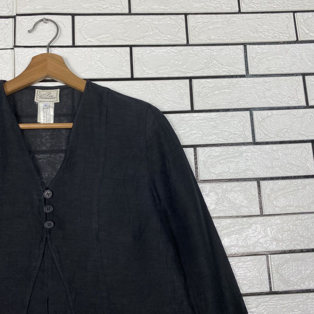 Japanese Brand 📌Vintage Cropped Coats Pino Gavazzeni Issey Miyake Size M / US 6-8 / IT 42-44 - 7 Thumbnail