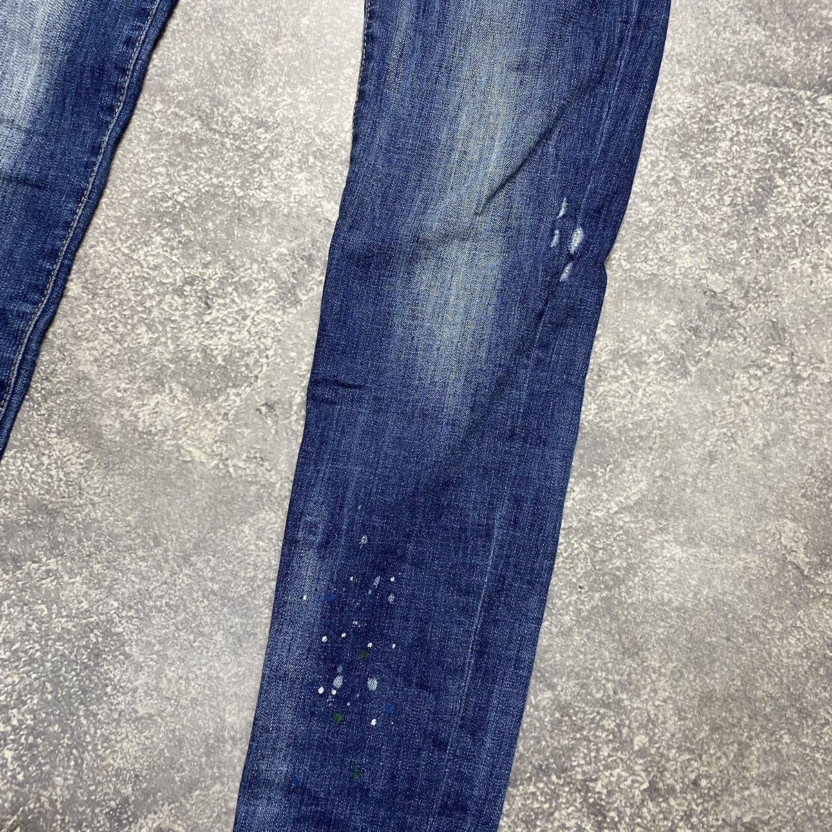 Dsquared2 Luxury Dsquared2 Hype y2k blue denim destressed style jeans Size US 30 / EU 46 - 7 Thumbnail
