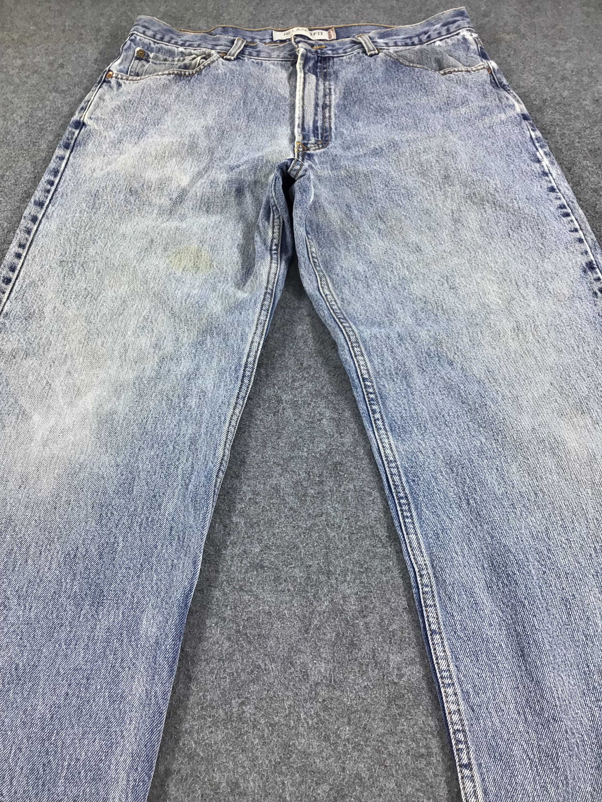 Levi's Vintage Light Wash Levis Jeans Lot 550-J863 Size US 35 - 3 Thumbnail
