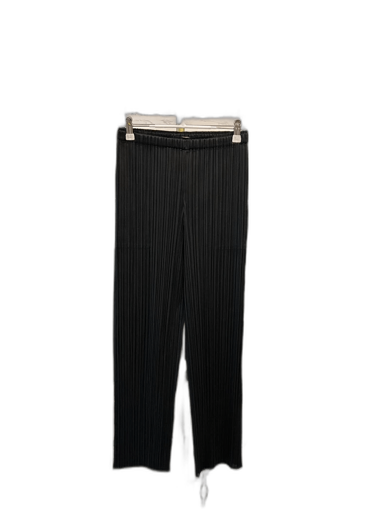 Issey Miyake Issey Miyake Black Pleated Pants Size 3-yf Size US 26 / EU 42 - 1 Thumbnail