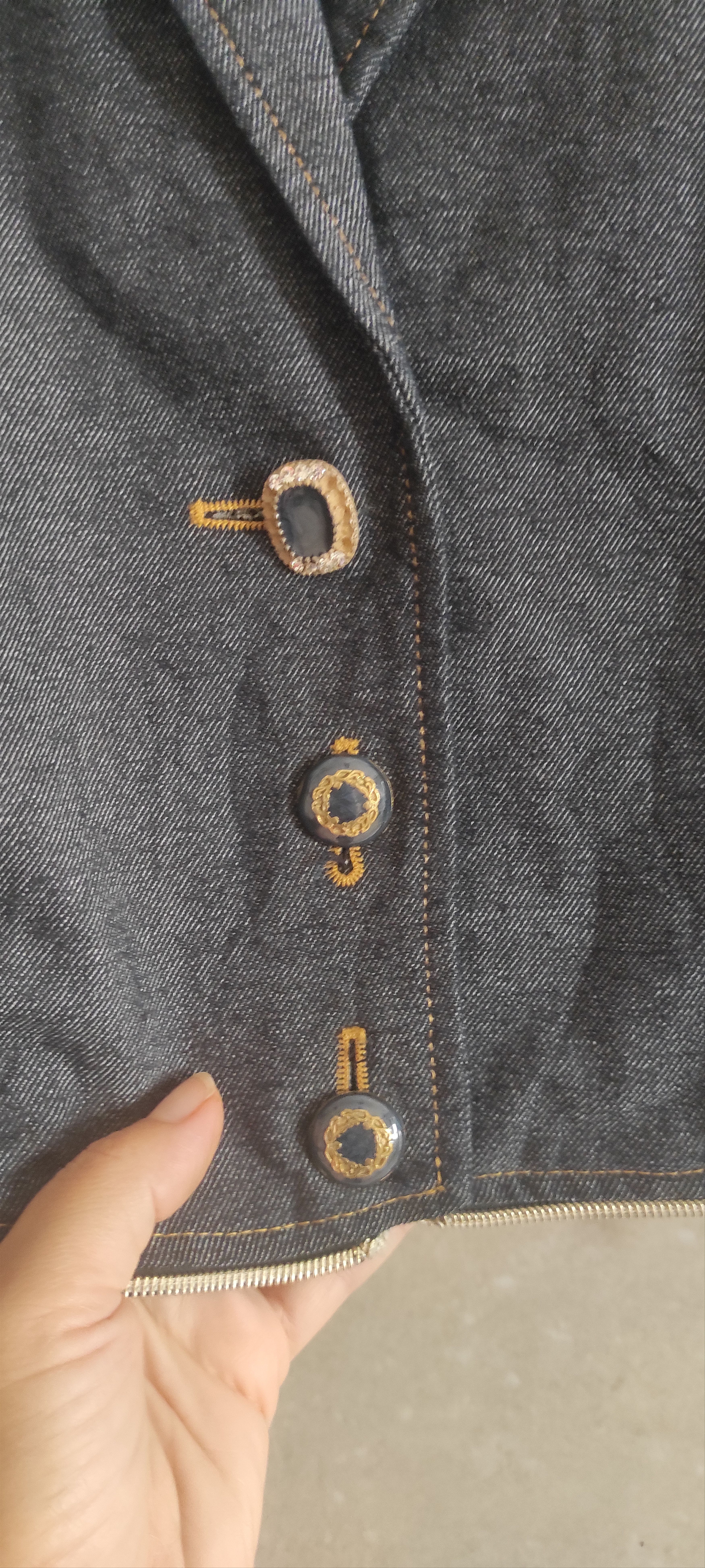 Elisa Cavaletti Elisa Cavaletti Daniela Dalla Valle Denim Jacket Size M / US 6-8 / IT 42-44 - 12 Thumbnail