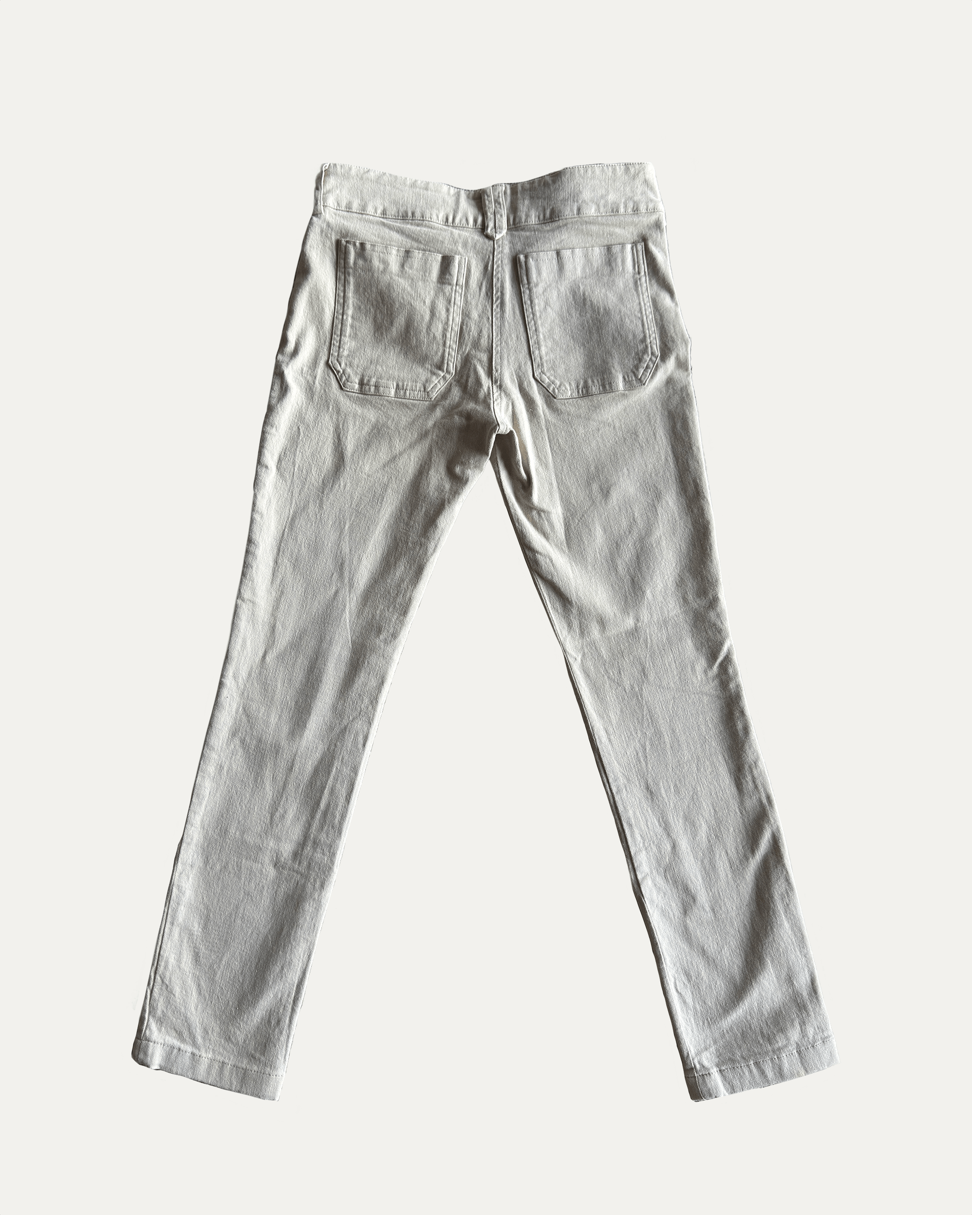 Balenciaga Balenciaga 2008 Beige Skinny Jeans Size 25" / US 0 / IT 36 - 2 Thumbnail