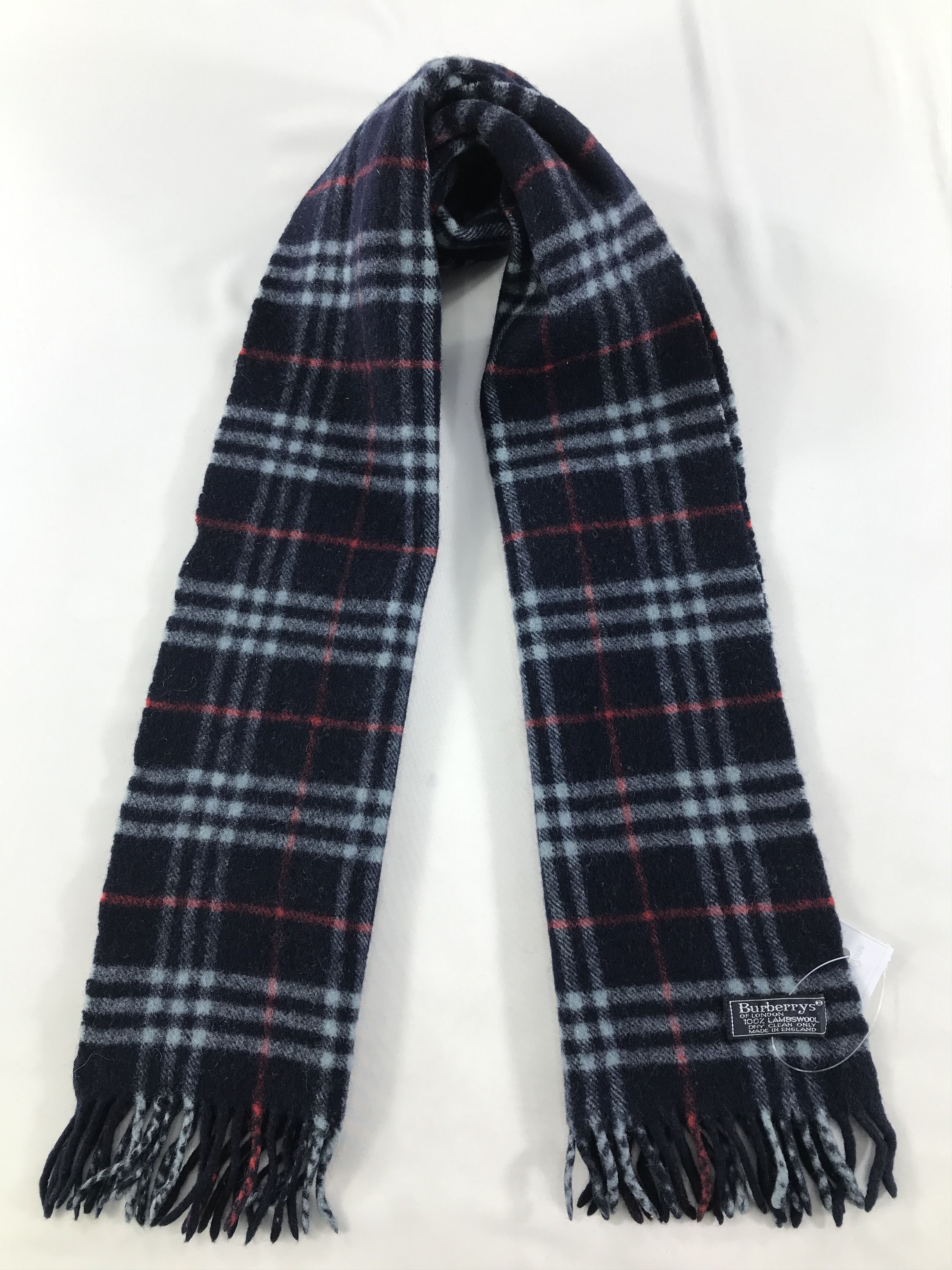 Burberry Vintage Burberry Scarf/Muffler/Neckwear MF1228 Size ONE SIZE - 1 Thumbnail