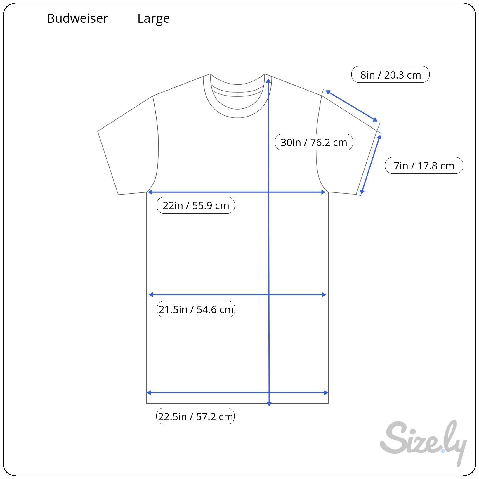 Budweiser Budweiser King Of Beers Men's Graphic T-Shirt Large Brown NW Size US L / EU 52-54 / 3 - 5 Thumbnail